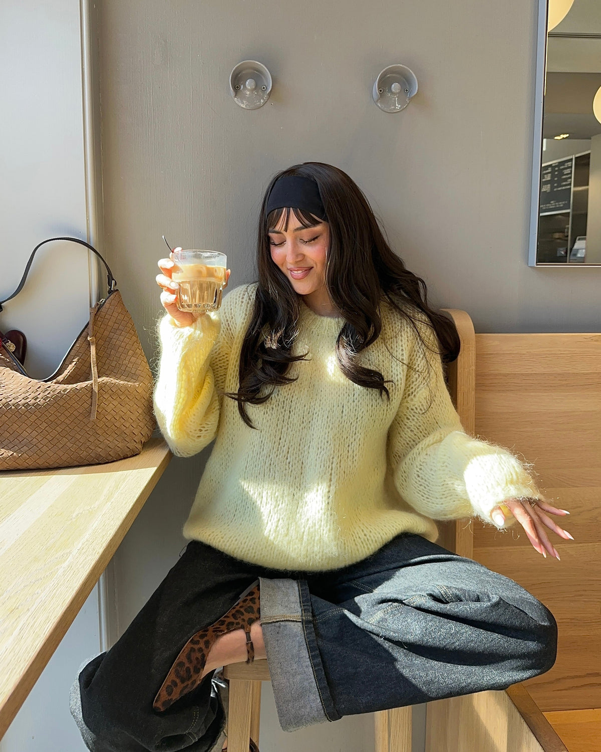Genevieve Oversize Triko - Sarı