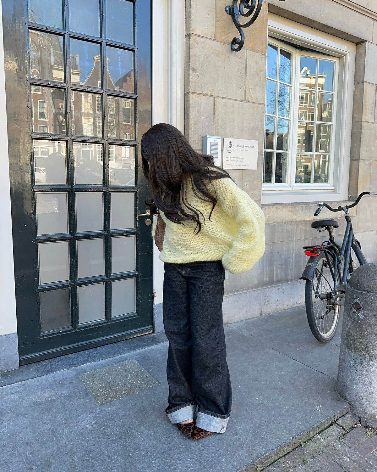 Genevieve Oversize Triko - Sarı