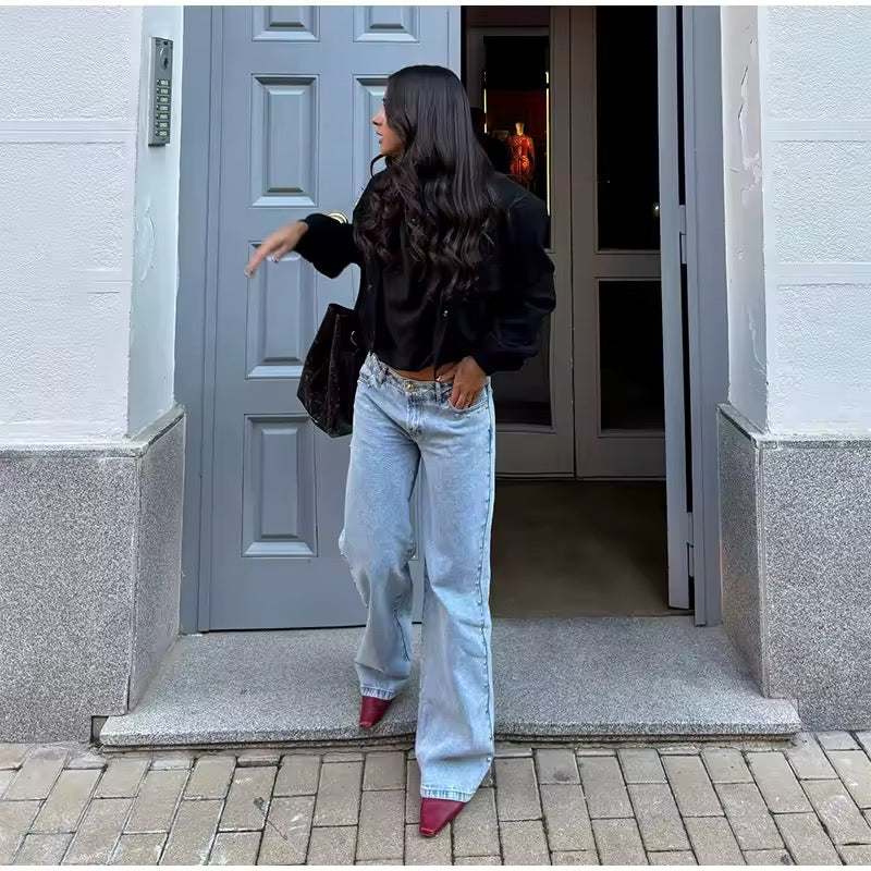 Leopard Patchwork Jean