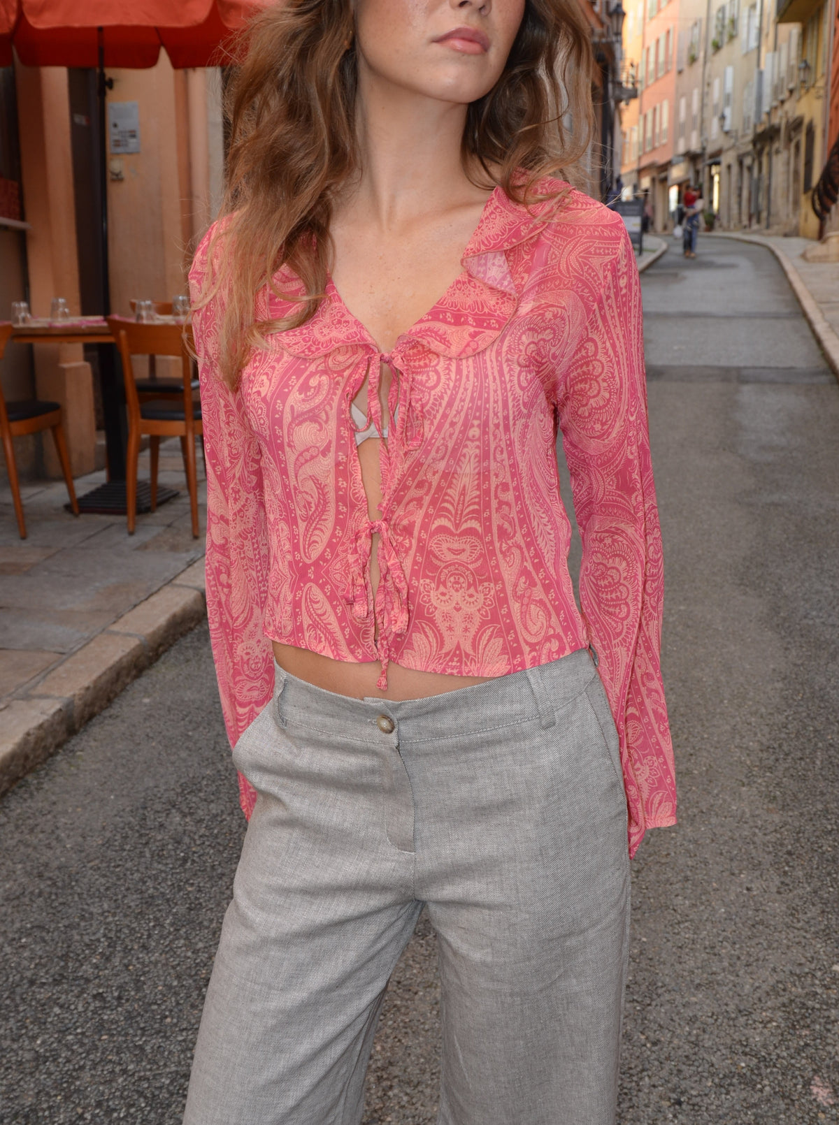 Noraline Pembe Bluz