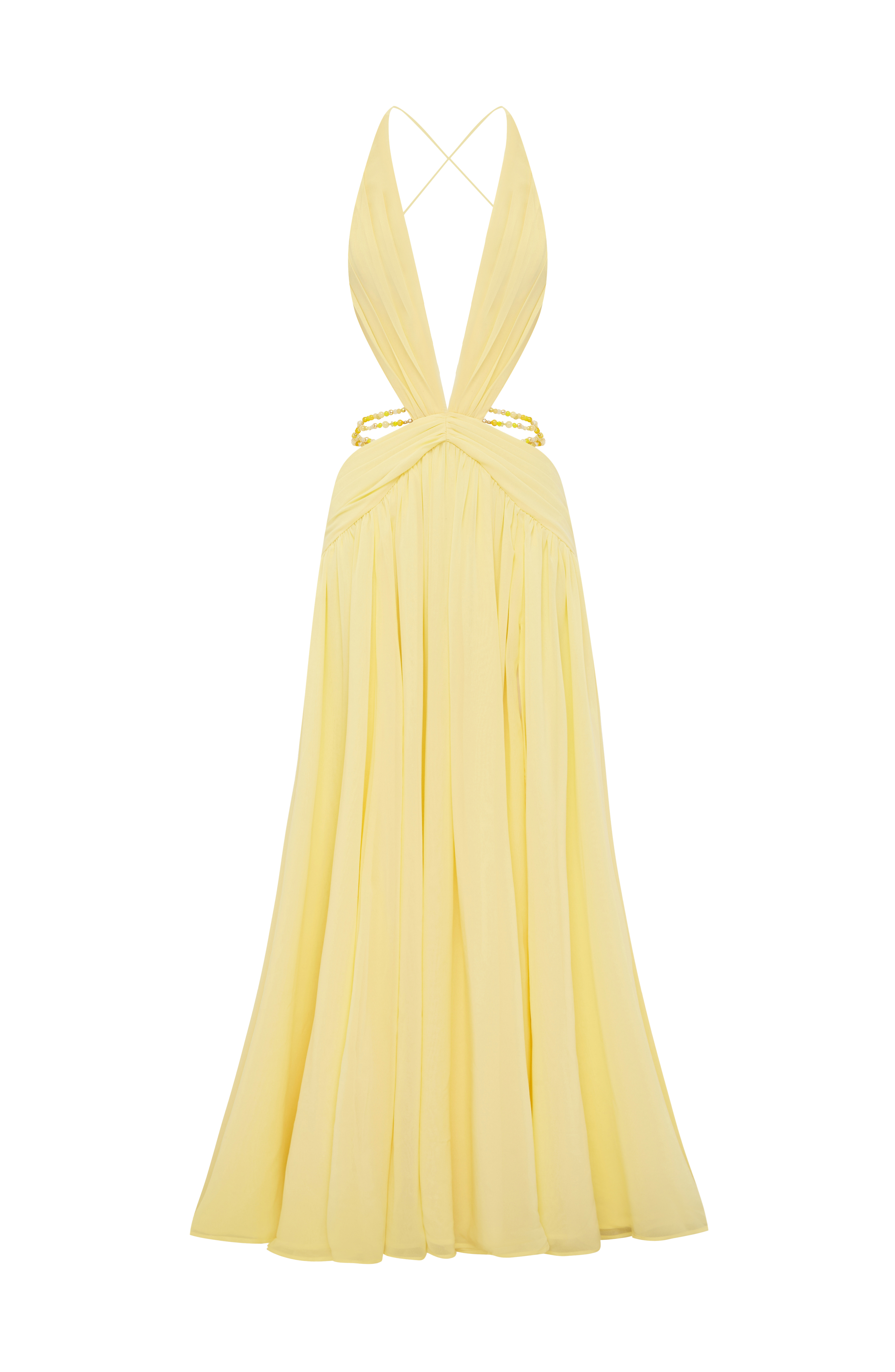 İndiana Limon Maxi Elbise