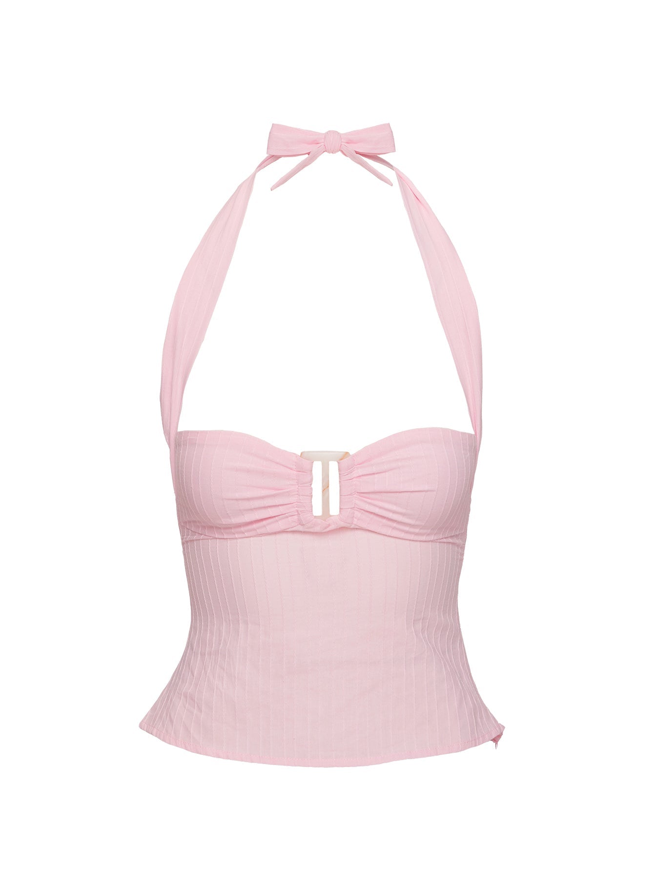 Isabetta Pembe Halter Üst