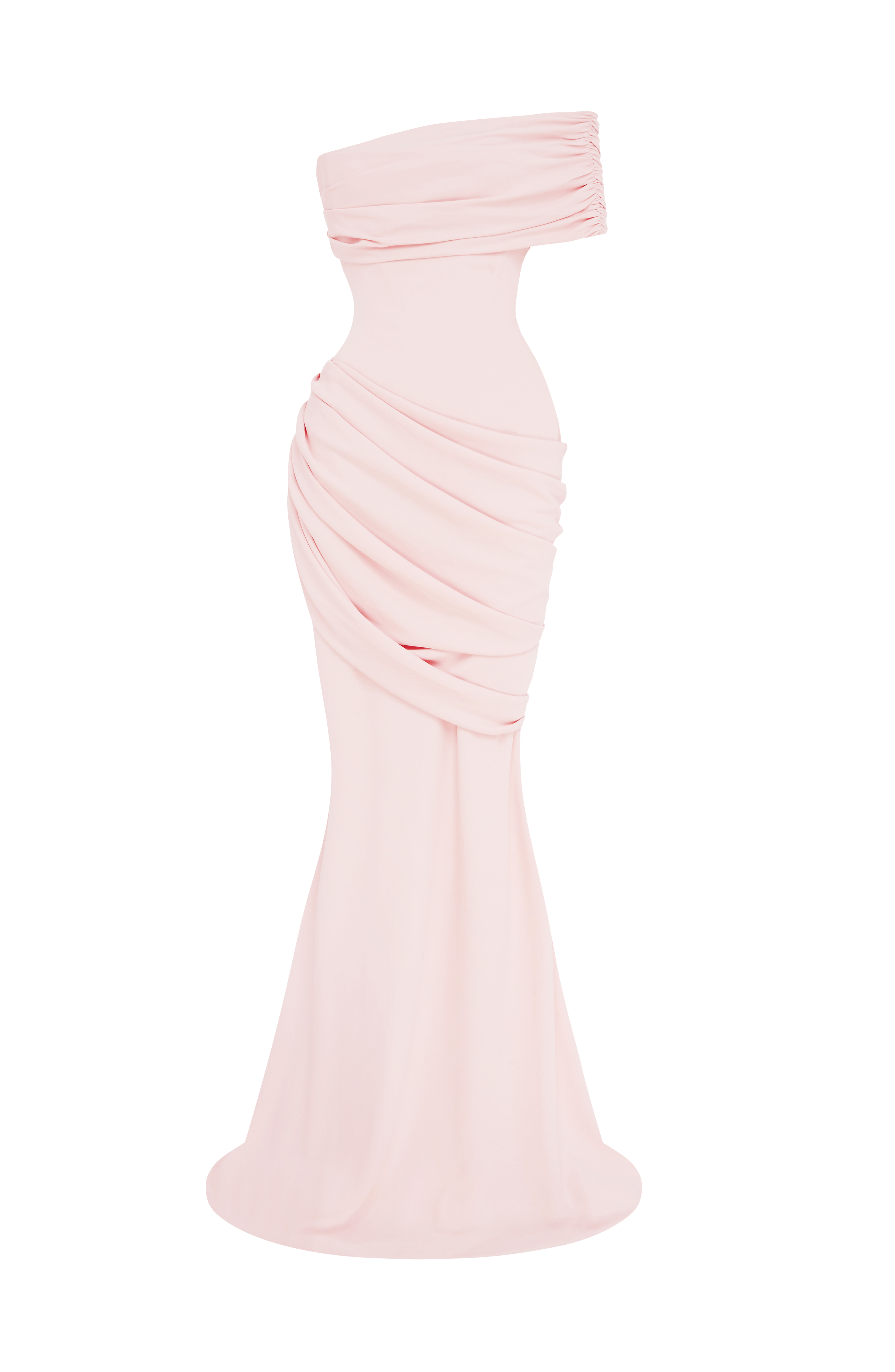 Kasia Pembe Maxi Elbise