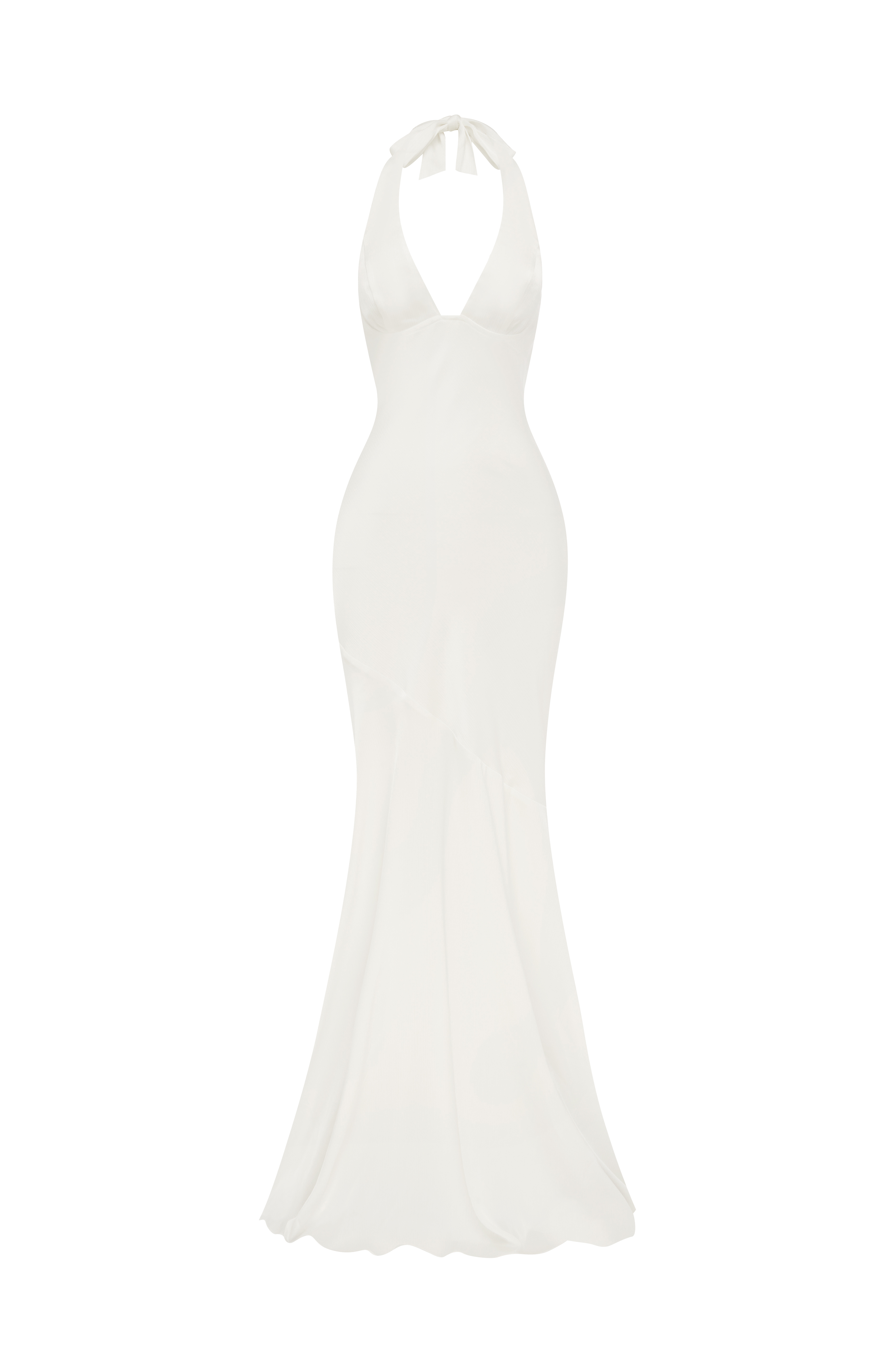 Kirsten Ekru Maxi Elbise