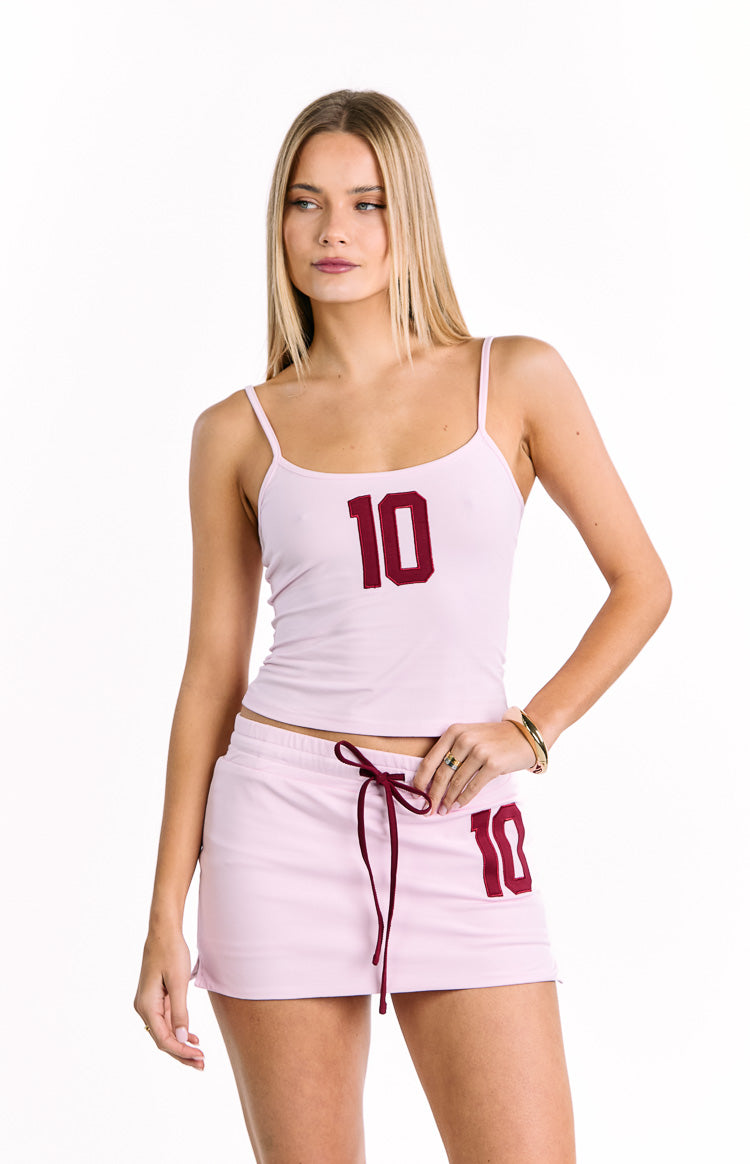 Karey Pembe Kadın Jersey Tişört