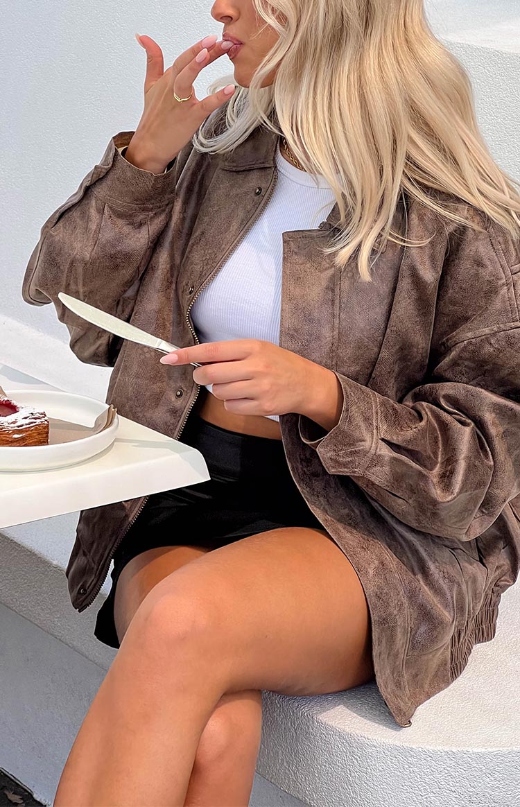 Lioness Kenny Çikolata Bomber Ceket