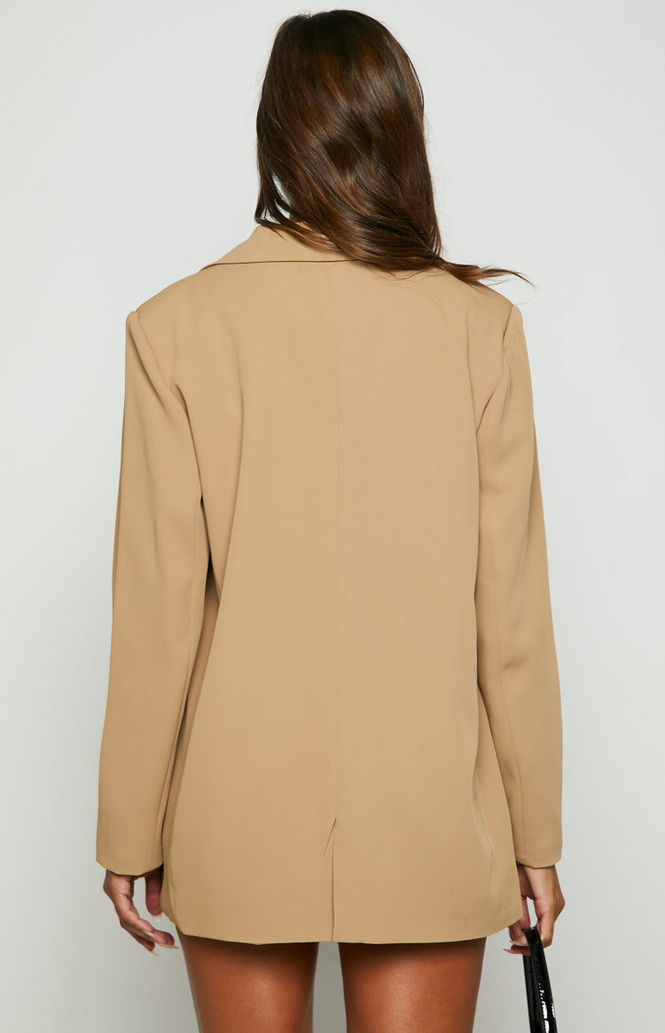 Logan Bej Oversize Ceket