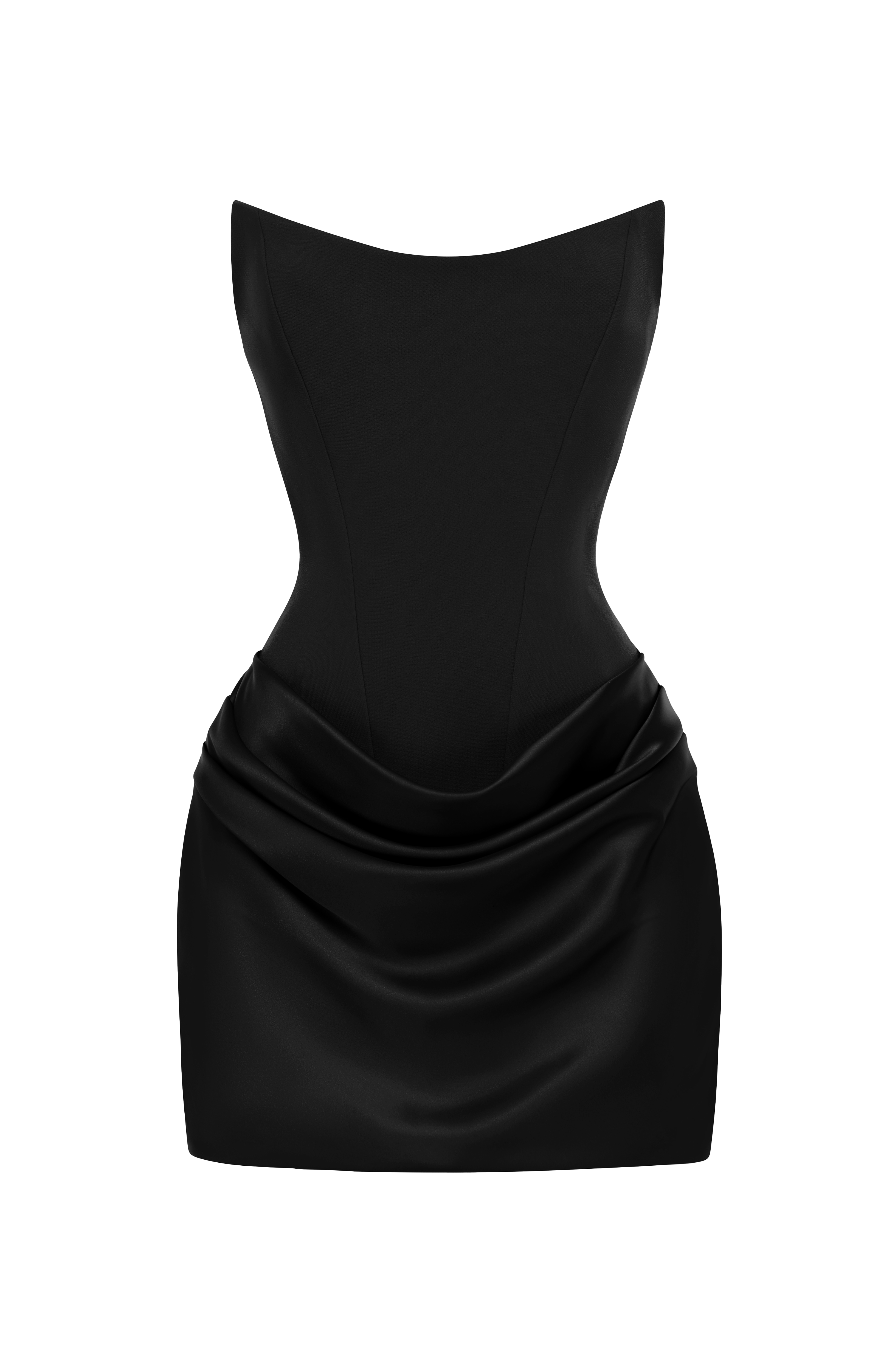 Maggie Mini Siyah Elbise