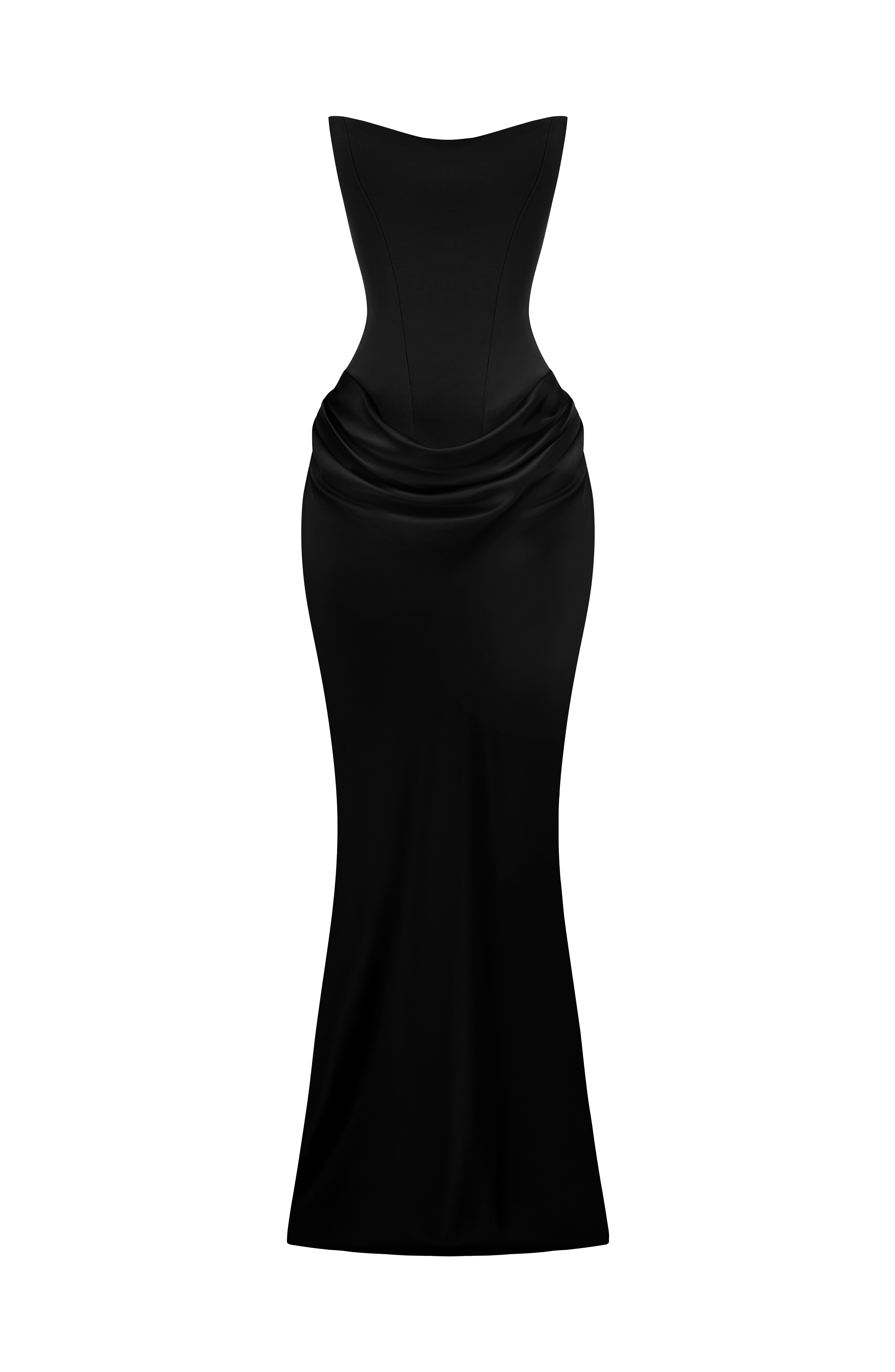Maggie Maxi Siyah Elbise