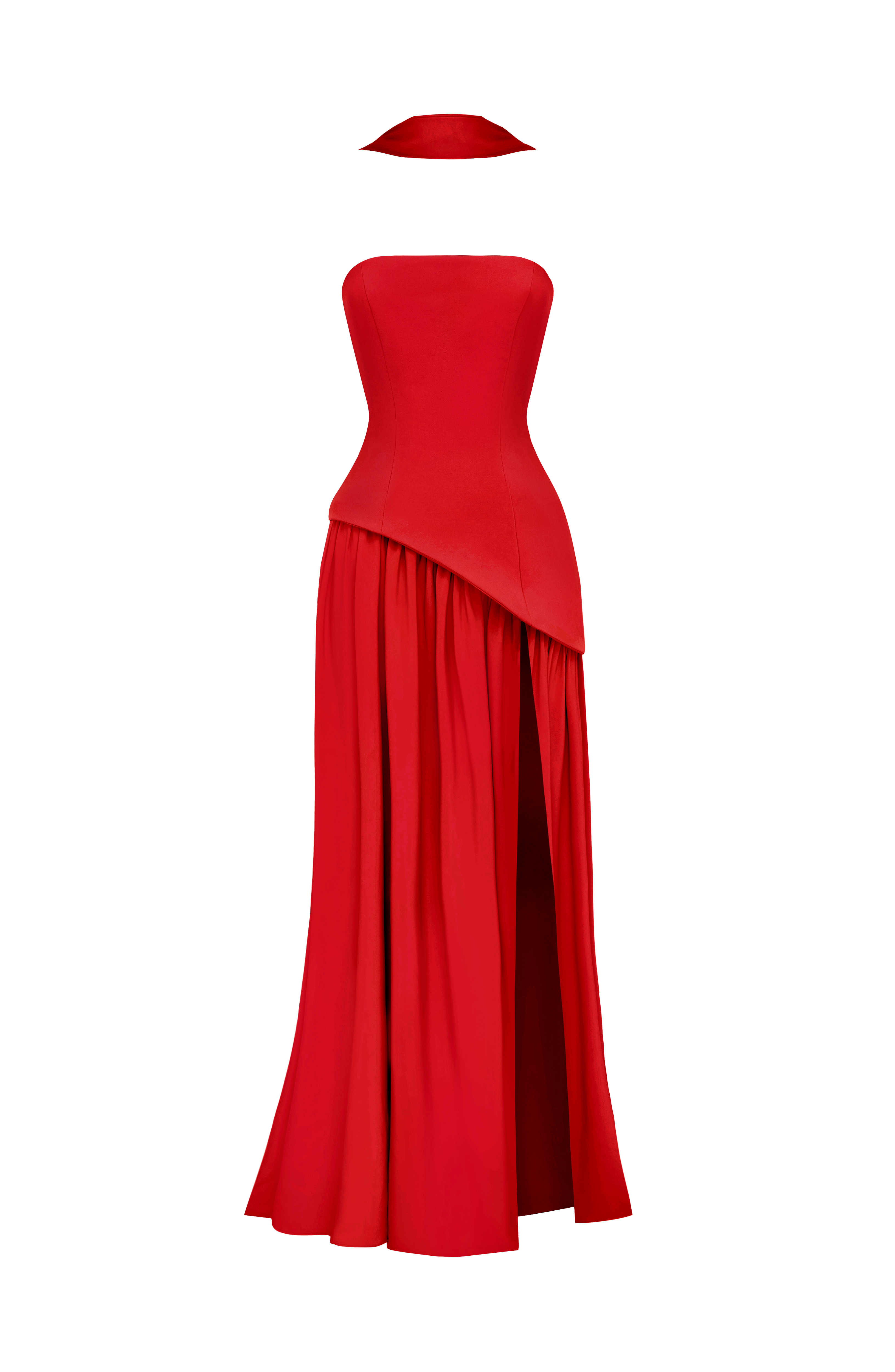 Maliyah Maxi Elbise – Kırmızı