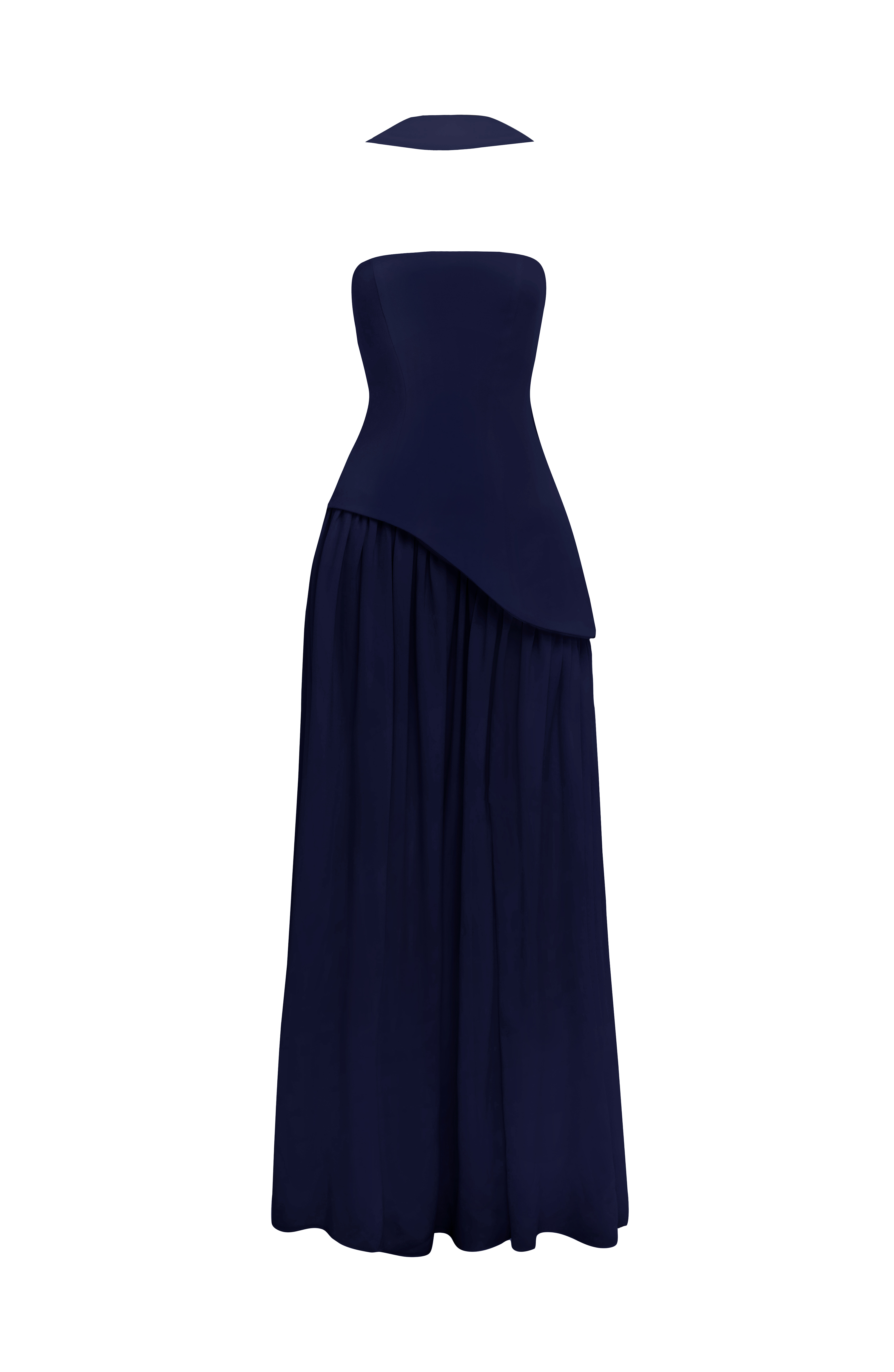 Maliyah Maxi Elbise – Lacivert
