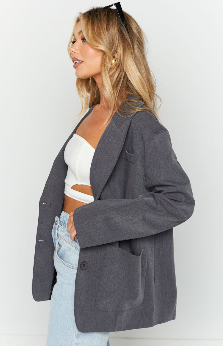 Martena Gri Blazer