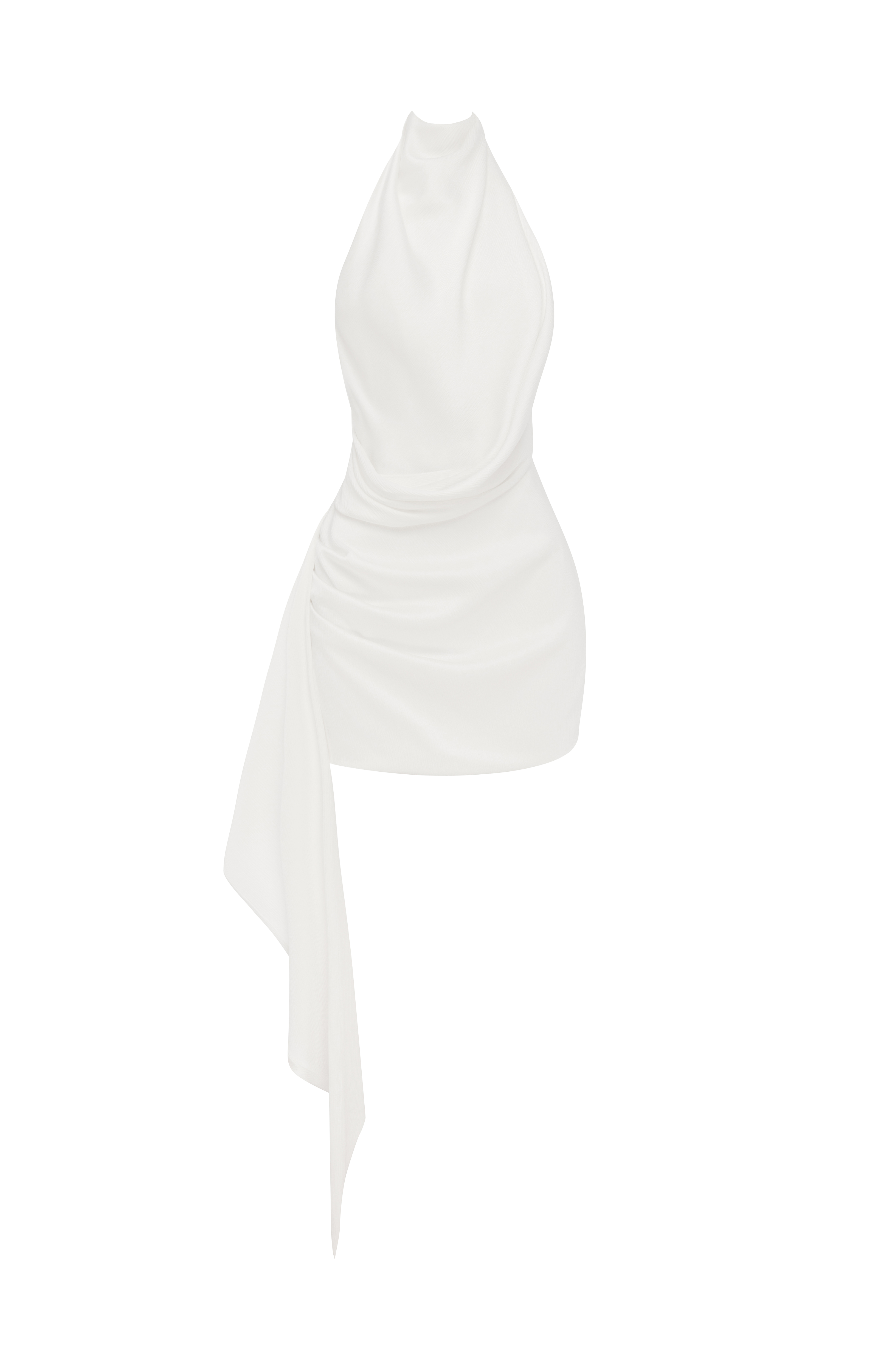 Nadine Mini Ekru Elbise