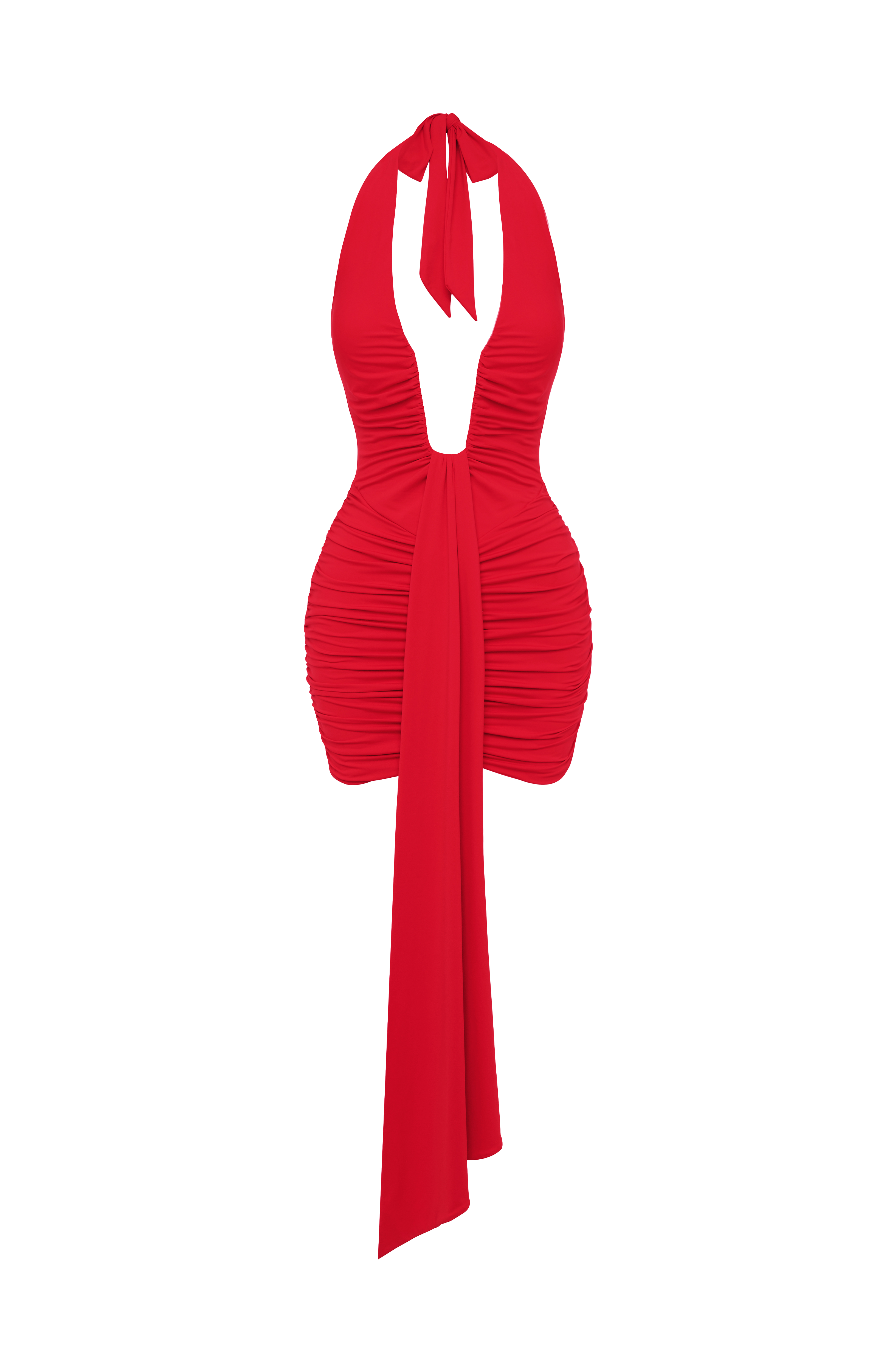 Rosetta Mini Kırmızı Elbise