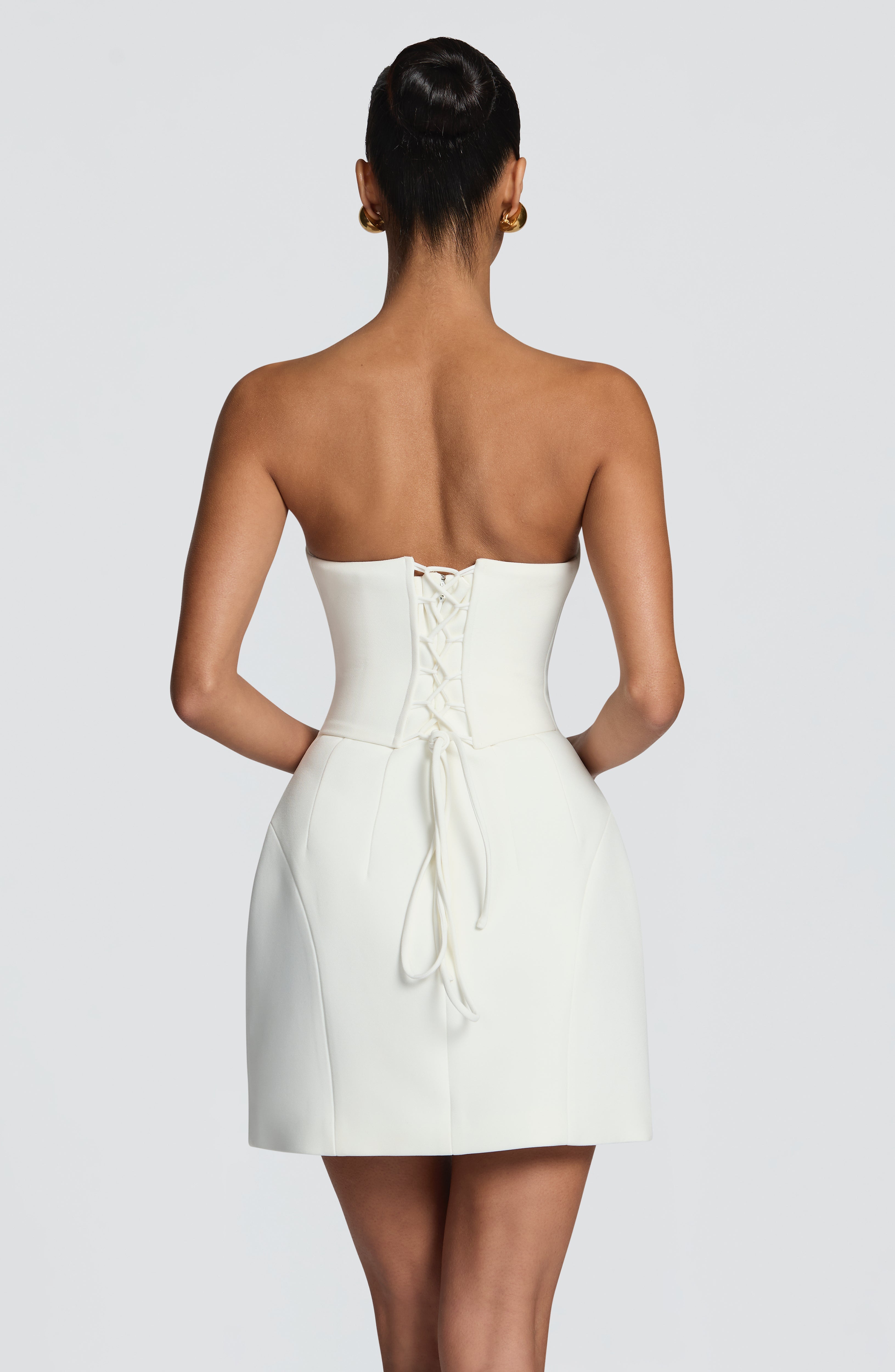 Cadence Mini Krem Elbise