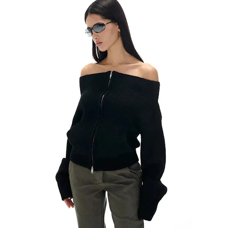 Off Shoulder Hırka