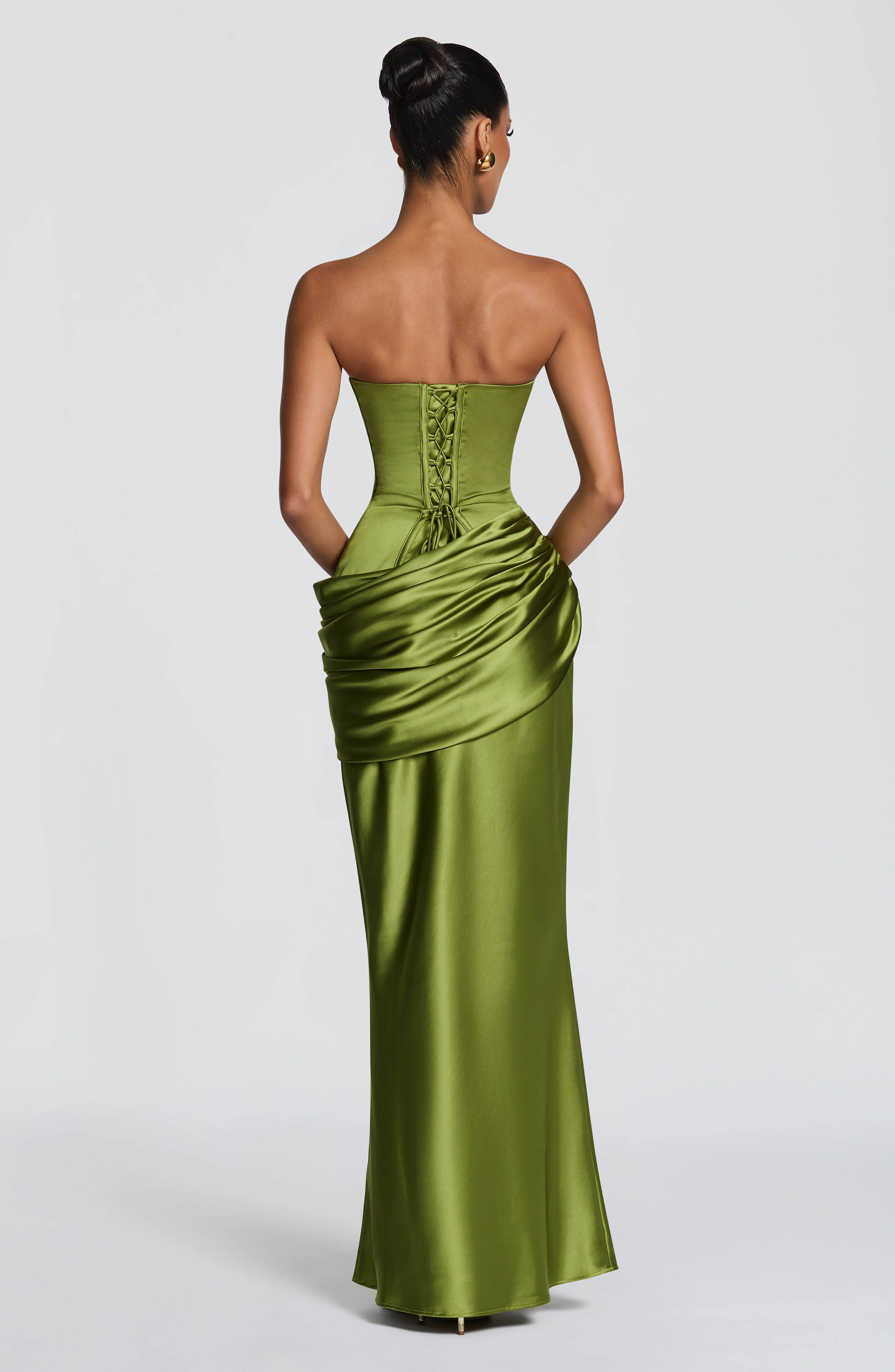 Zeytin Ella Maxi Elbise