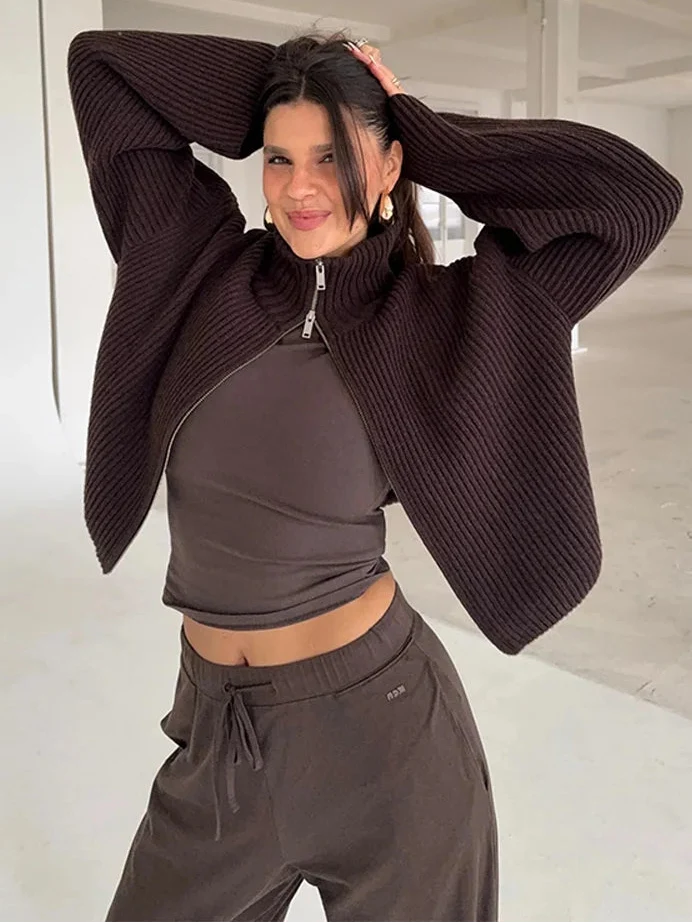 Turtleneck Hırka