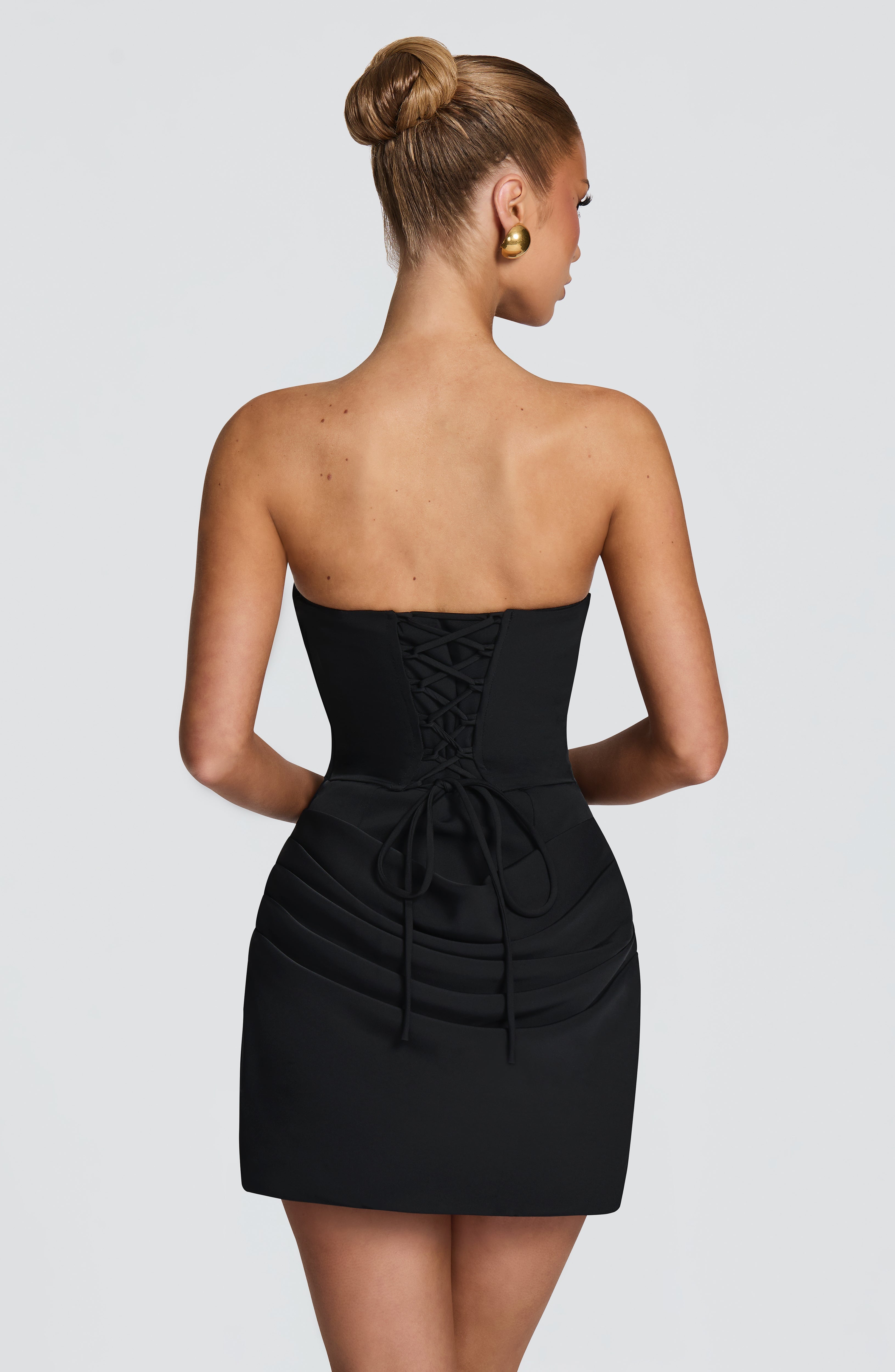 Lauren Mini Siyah Elbise