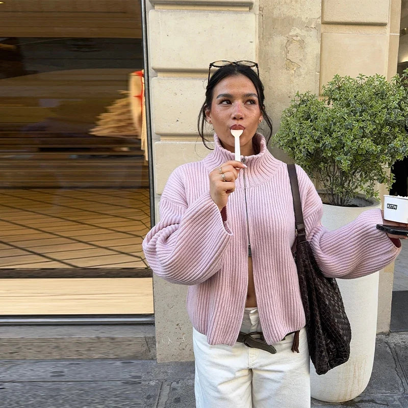 Turtleneck Hırka