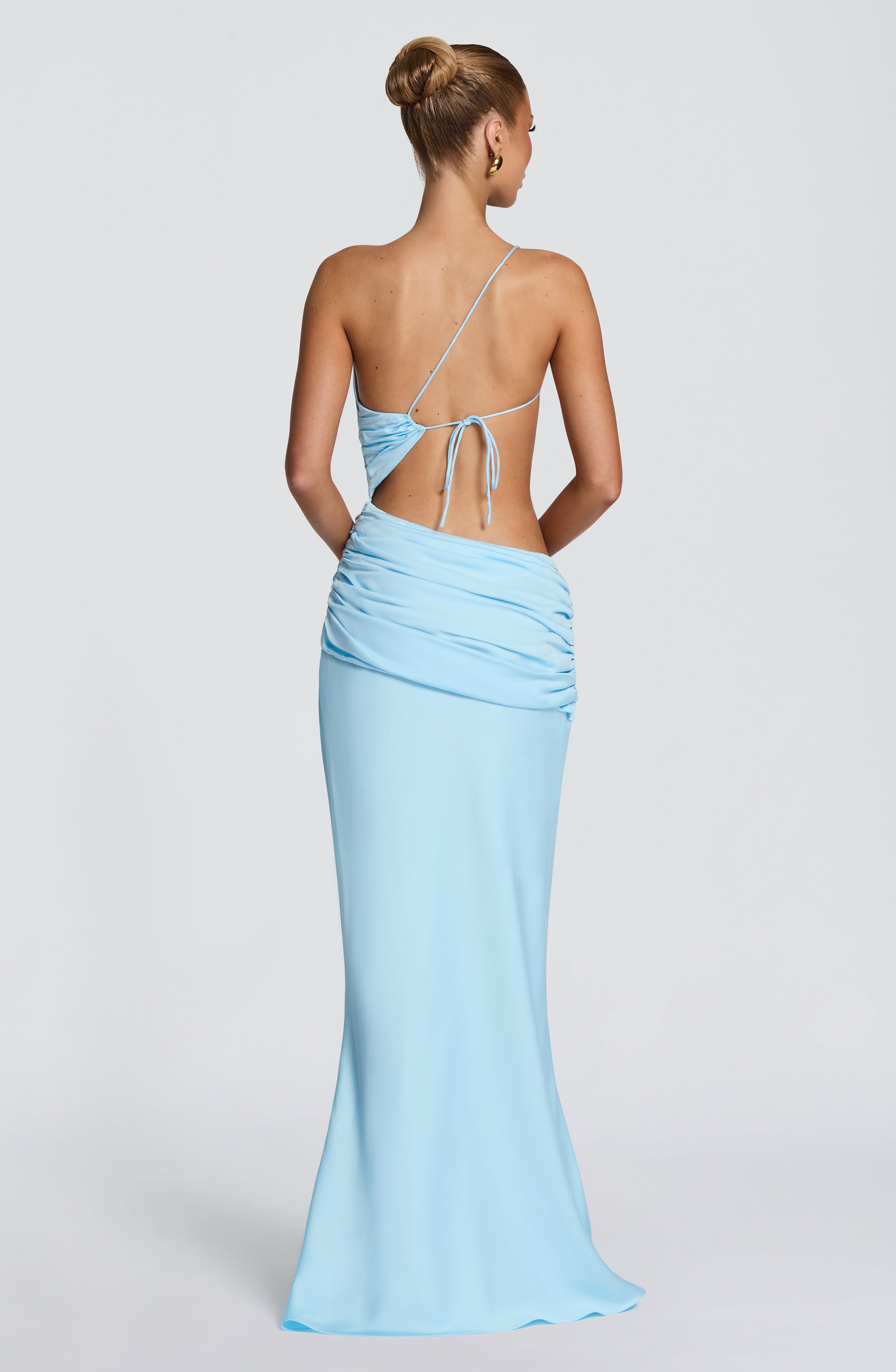 Meadow Maxi Elbise - Gökyüzü Mavisi