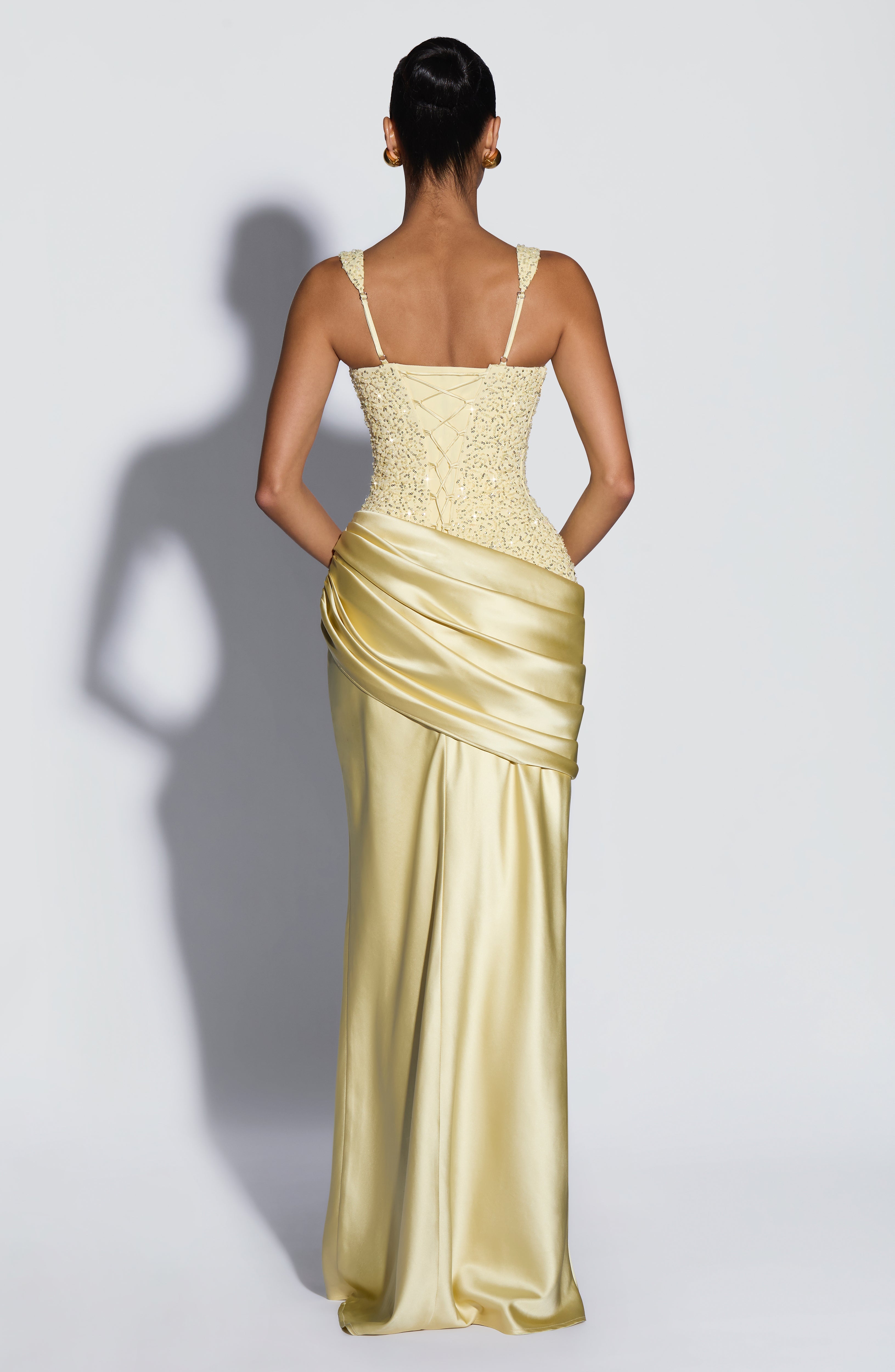 Alexandria Limon Maxi Elbise