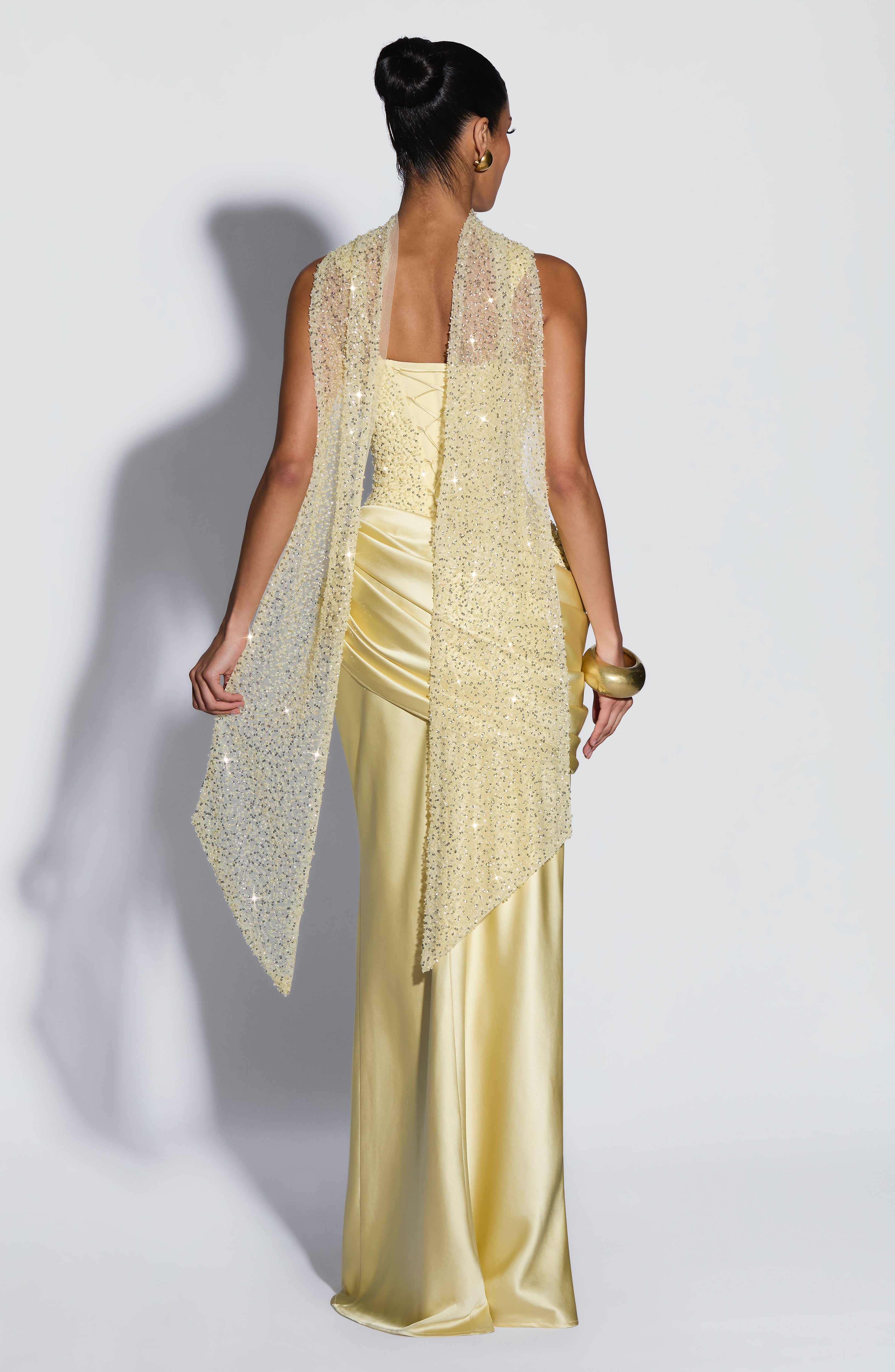 Alexandria Limon Maxi Elbise