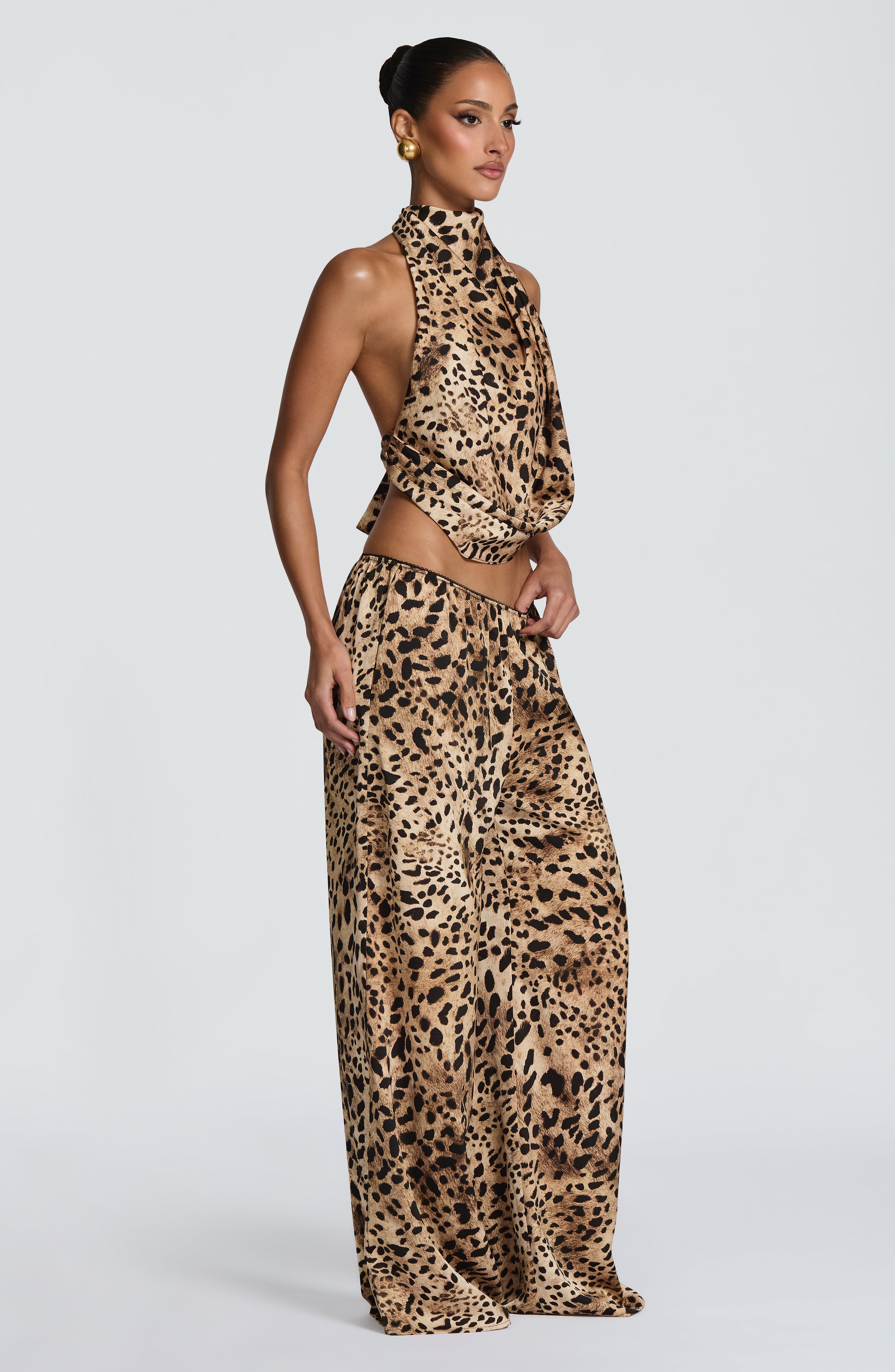 Leopar Desenli Soleil Pantolon
