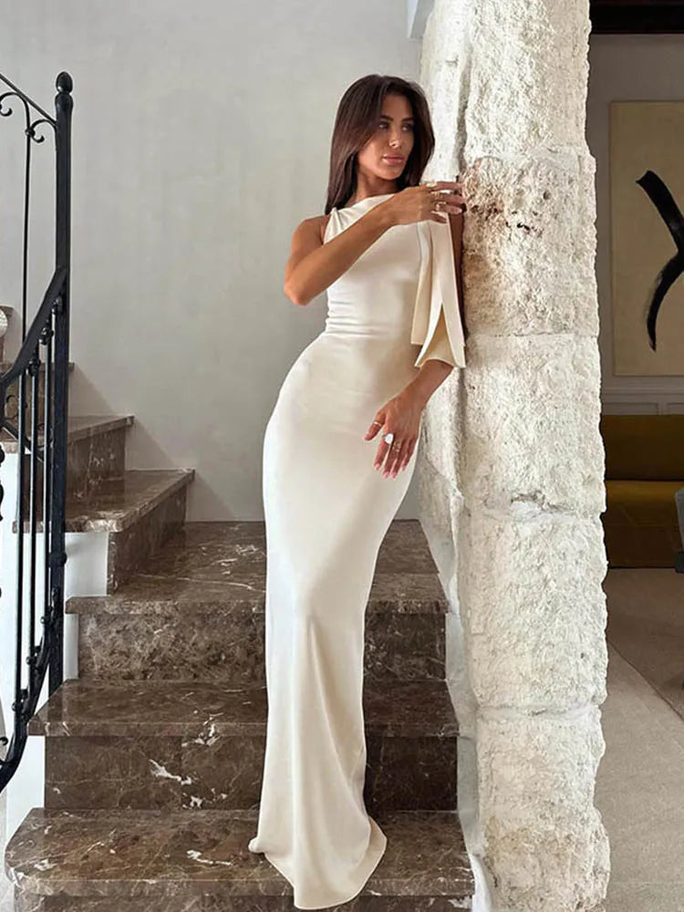Kylie Düğümlü Maxi Elbise
