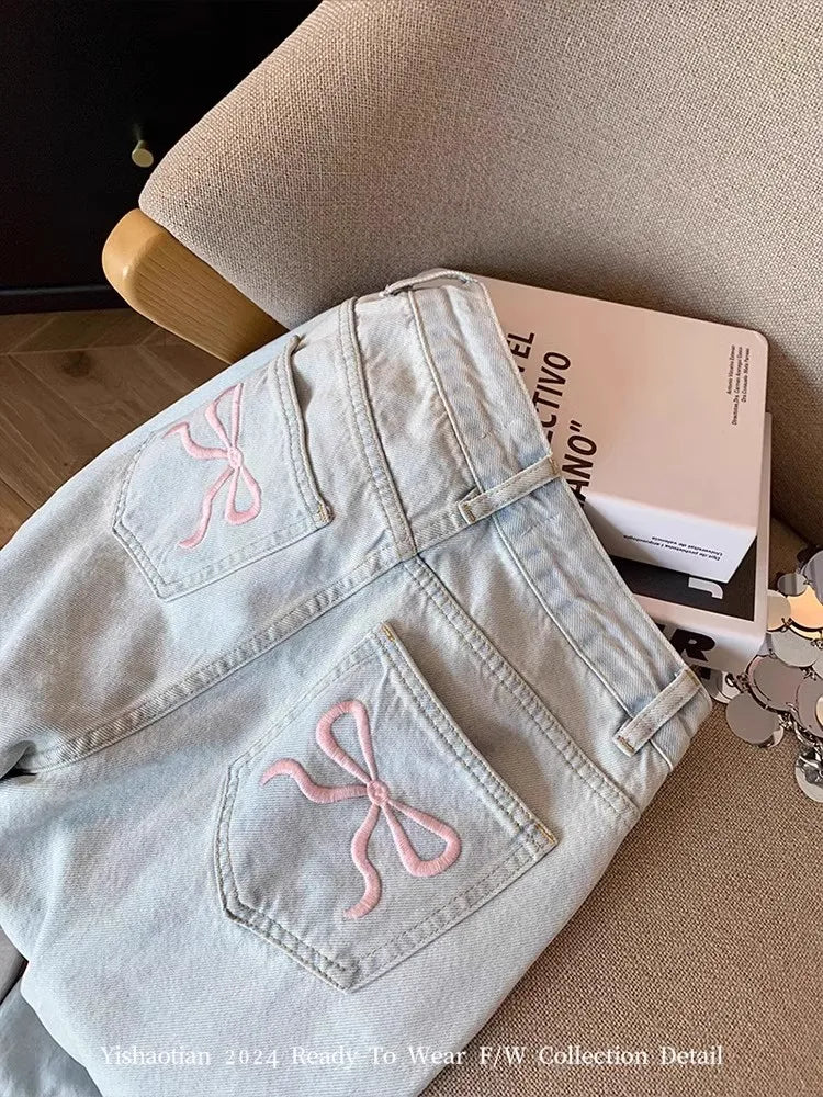 Pinkish Loose Fit Jean