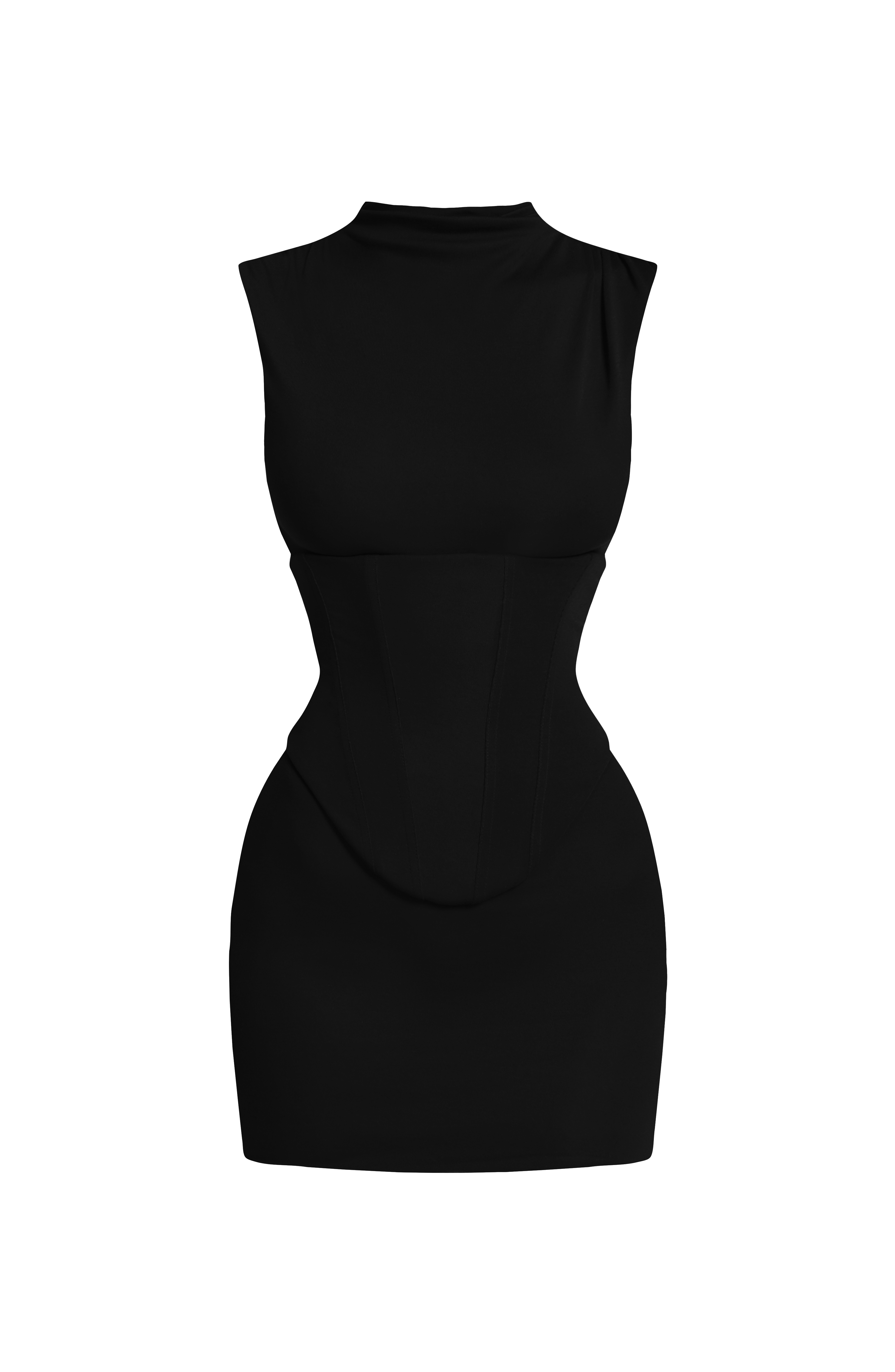 Soline Mini Siyah Elbise