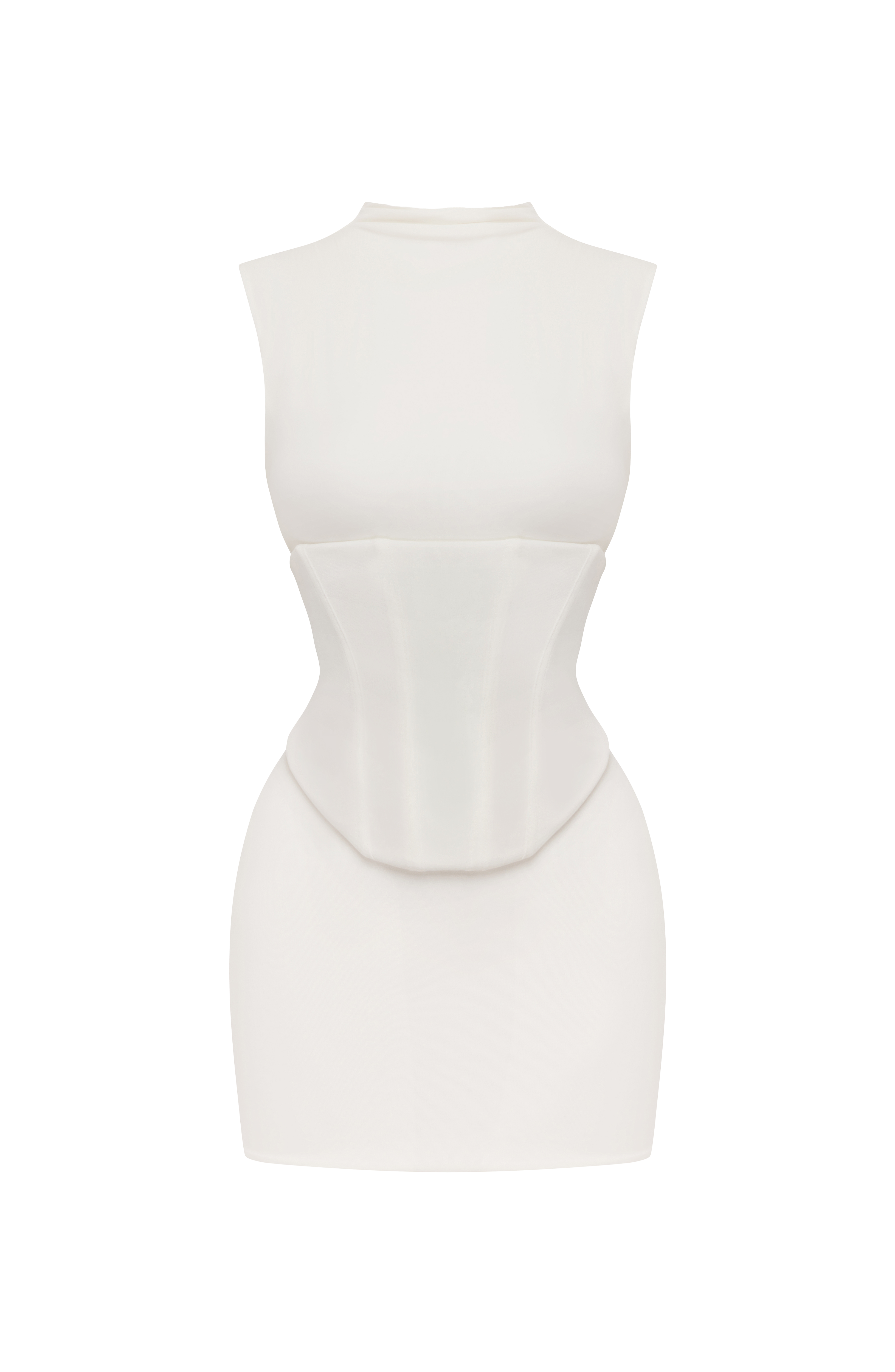 Soline Mini Ekru Elbise