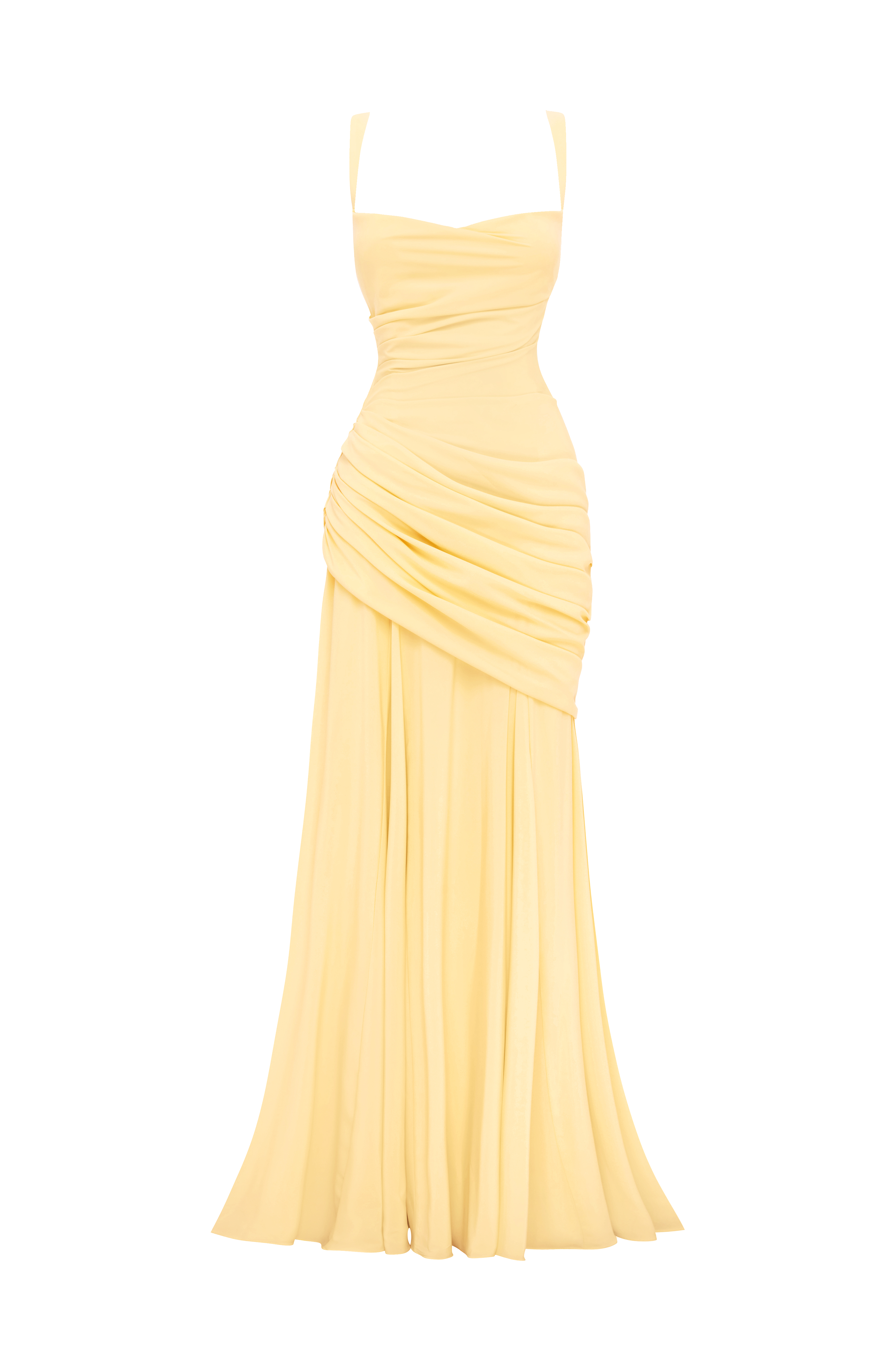 Sura Maxi Elbise – Limon Sarısı