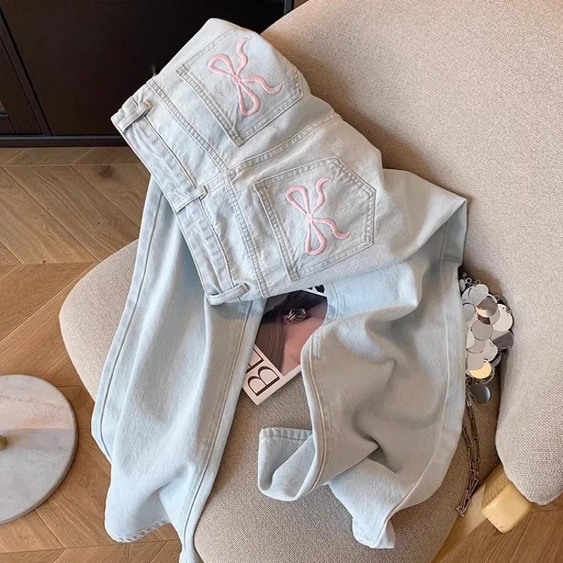 Pinkish Loose Fit Jean
