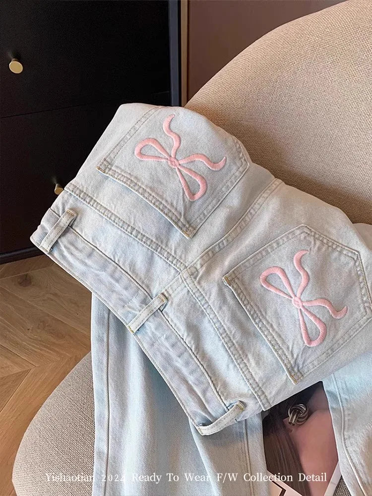 Pinkish Loose Fit Jean