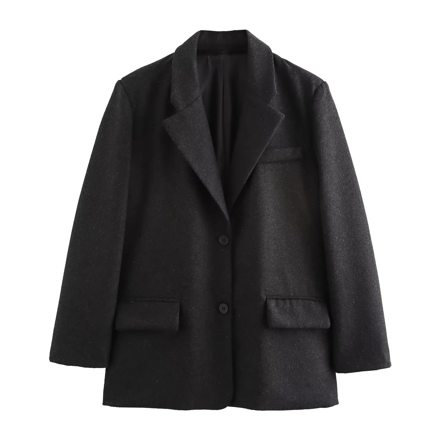 Oversize Yünlü Blazer