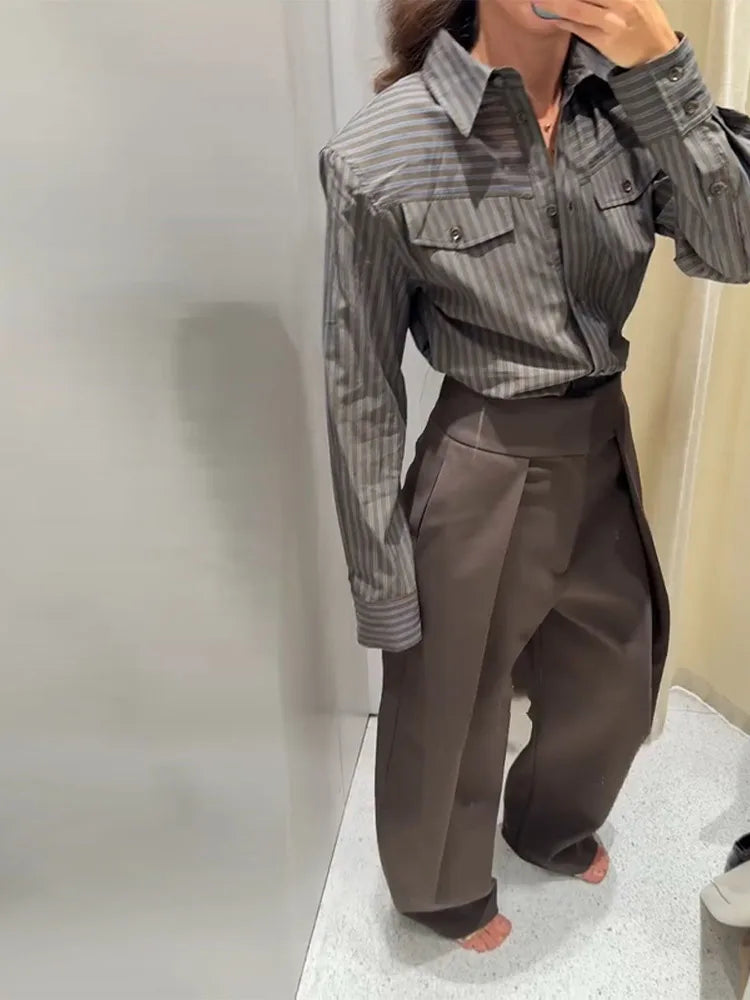 Loose Fit Pantolon Gömlek Takım