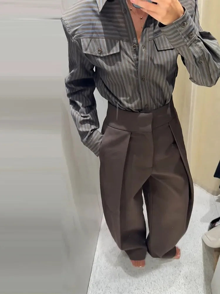 Loose Fit Pantolon Gömlek Takım