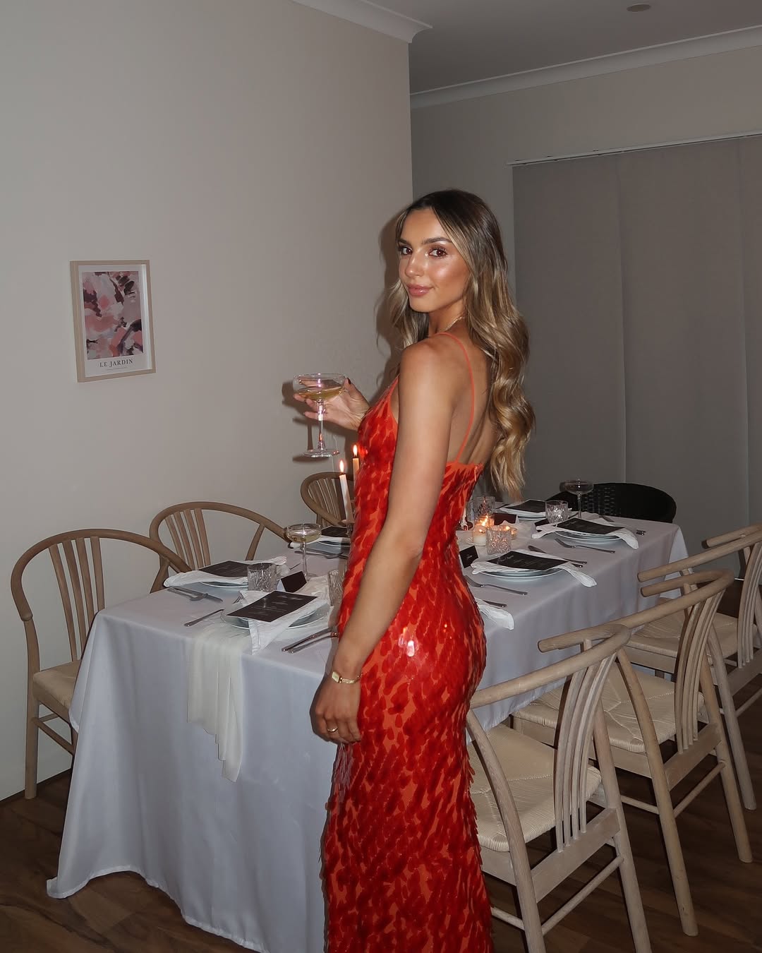 Kailani Pul Detaylı Uzun Maxi Abiye Elbise