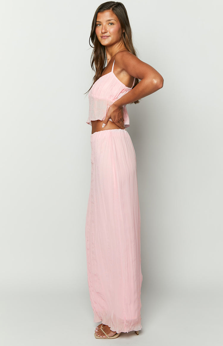 Pembe Maxi Etek