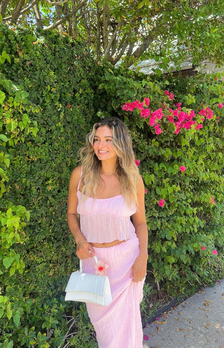 Pembe Maxi Etek