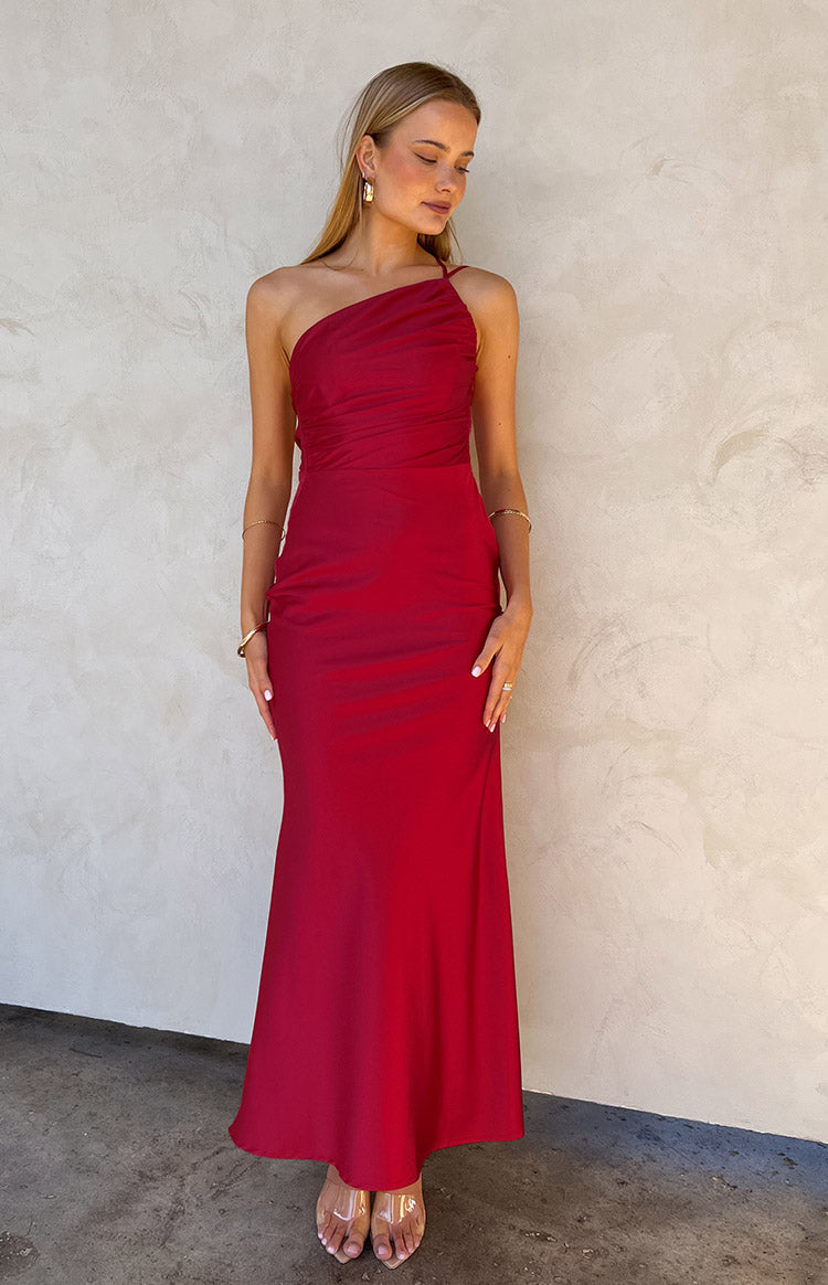 Kırmızı Maxi Elbise