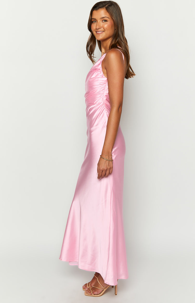 Pembe Maxi Elbise