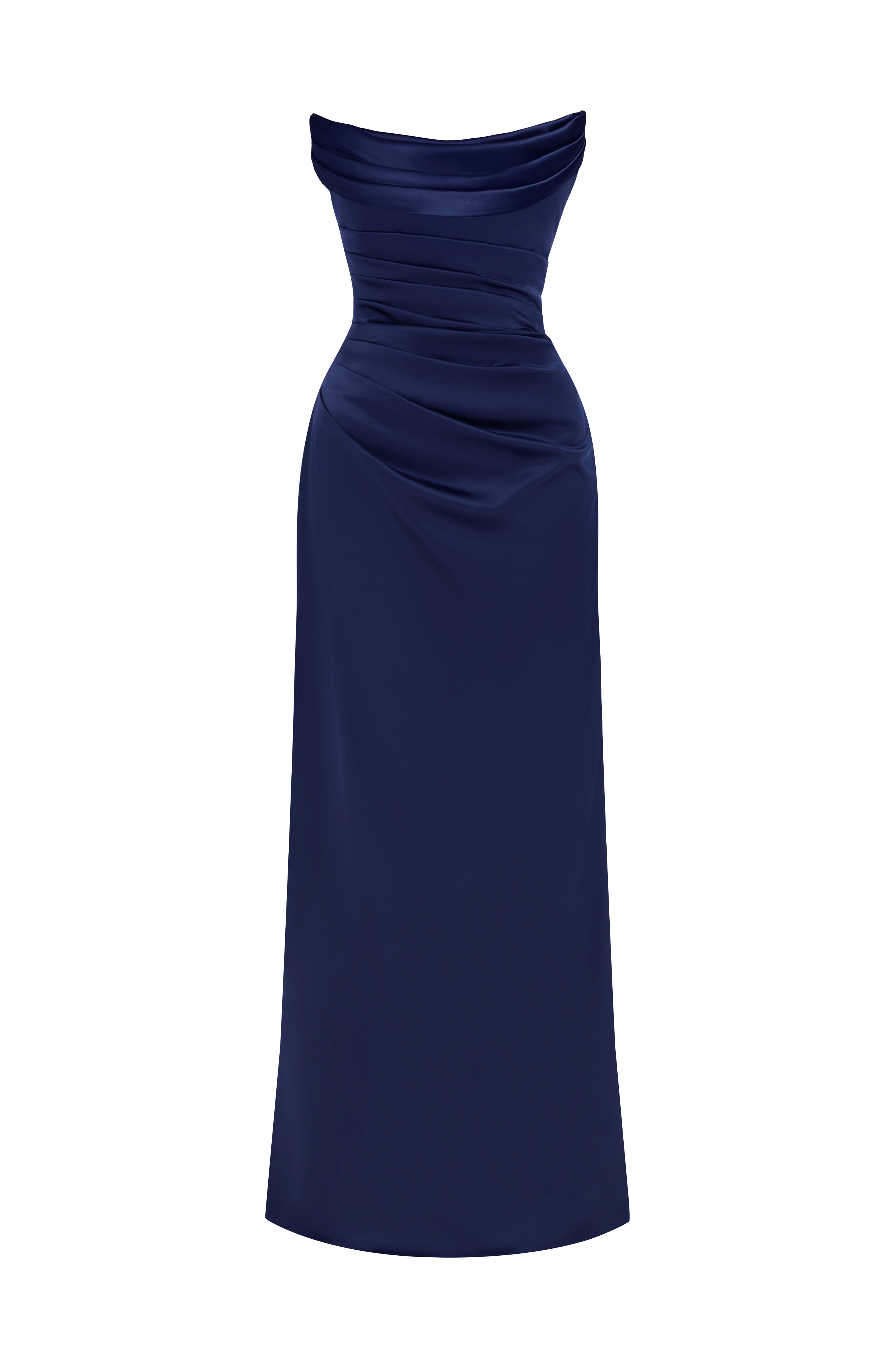 Vessa Lacivert Maxi Elbise