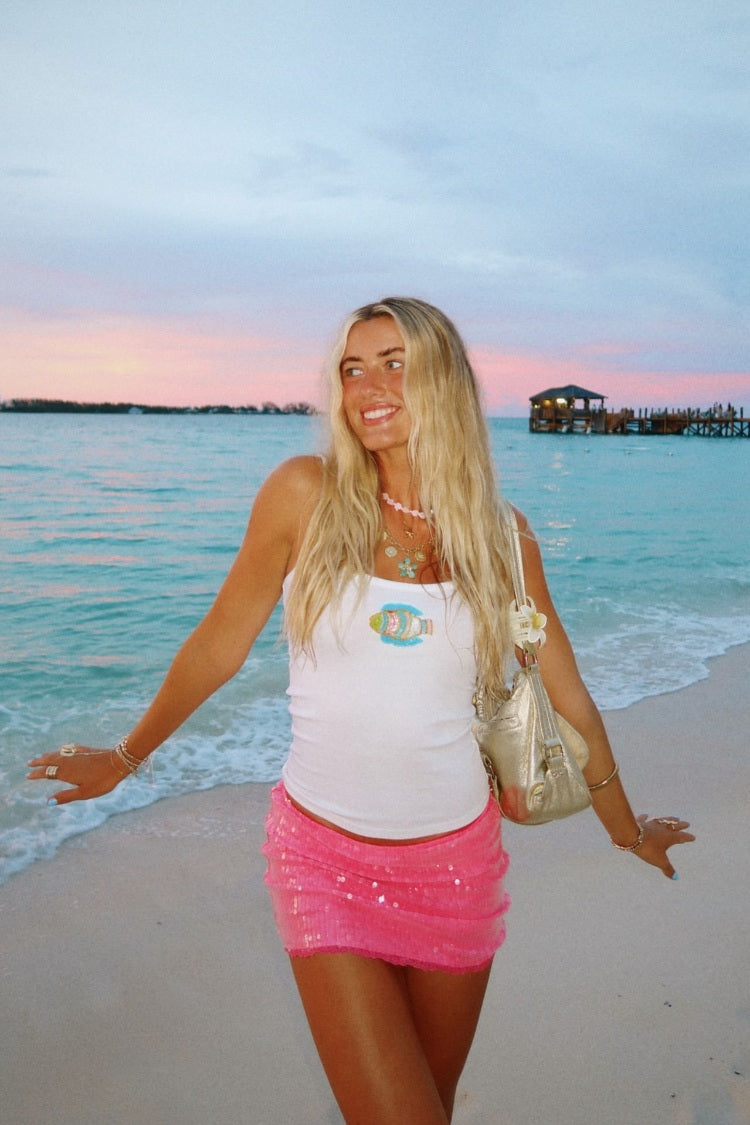 Vivi Pembe Mini Etek