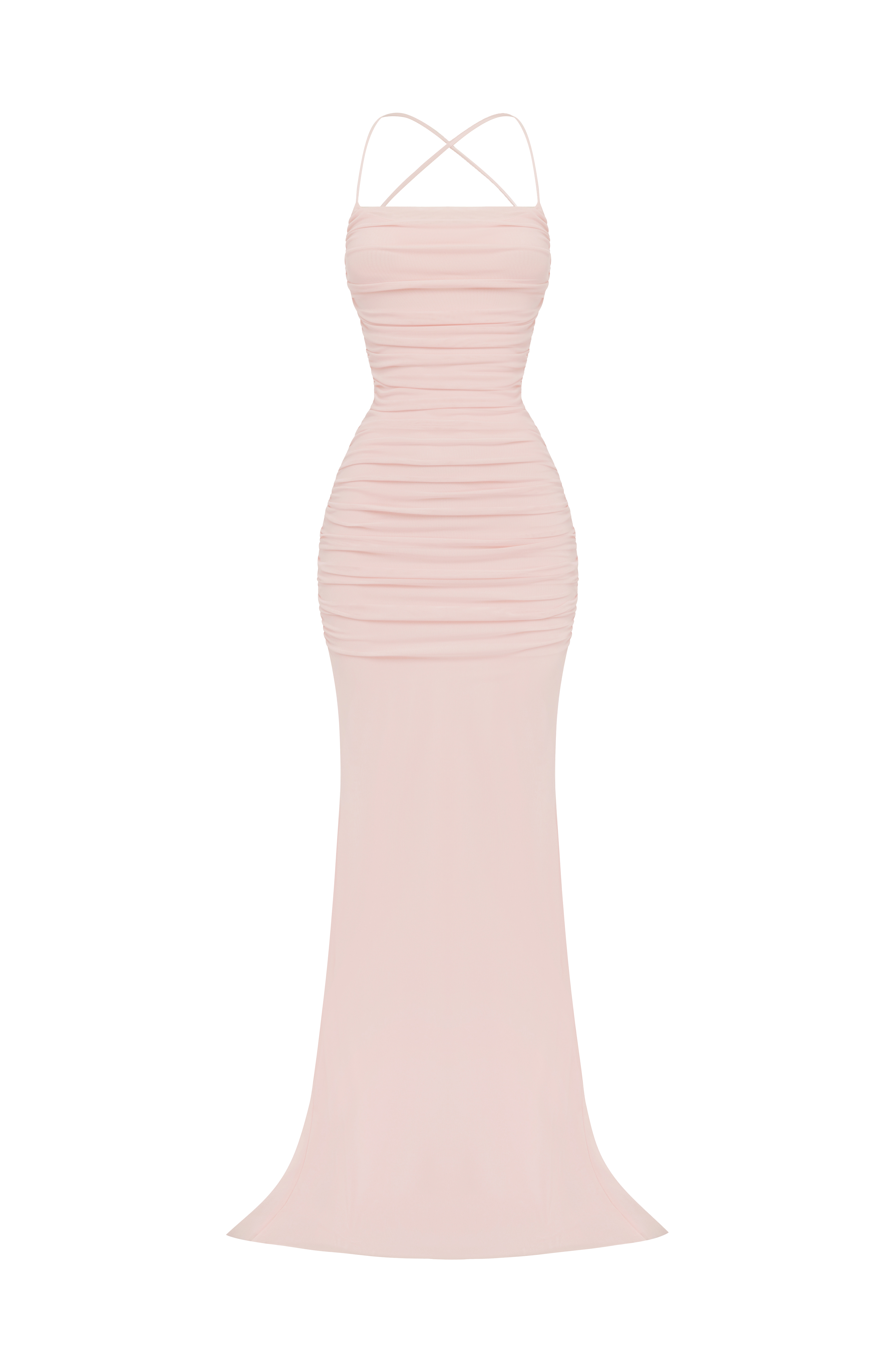 Zaria Pembe Maxi Elbise