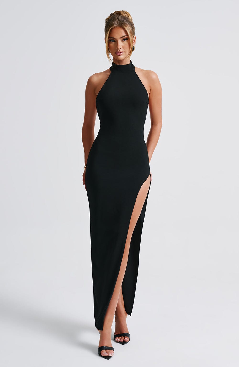 Adalia Siyah Maxi Elbise