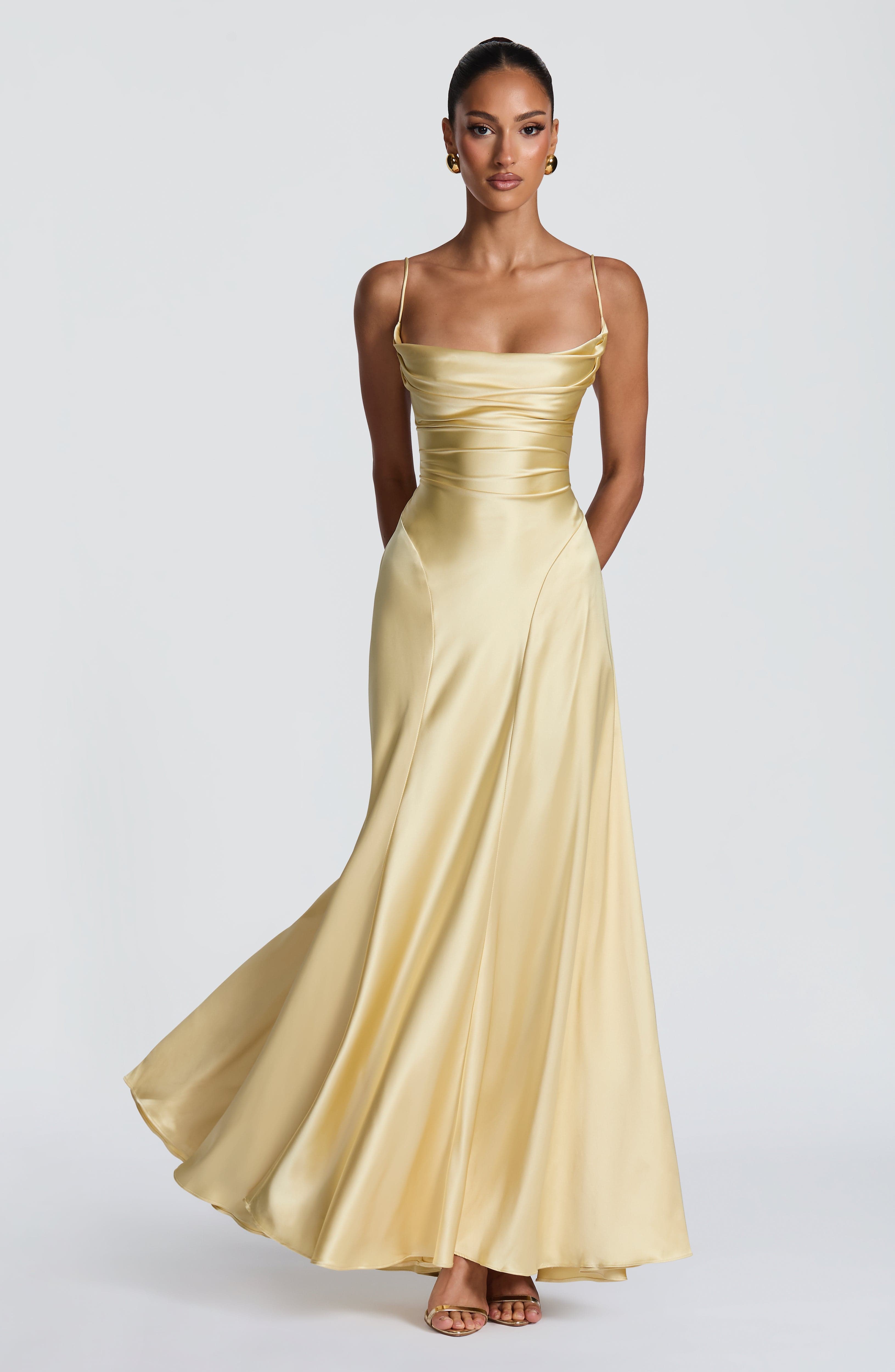 Adelina Limon Maxi Elbise