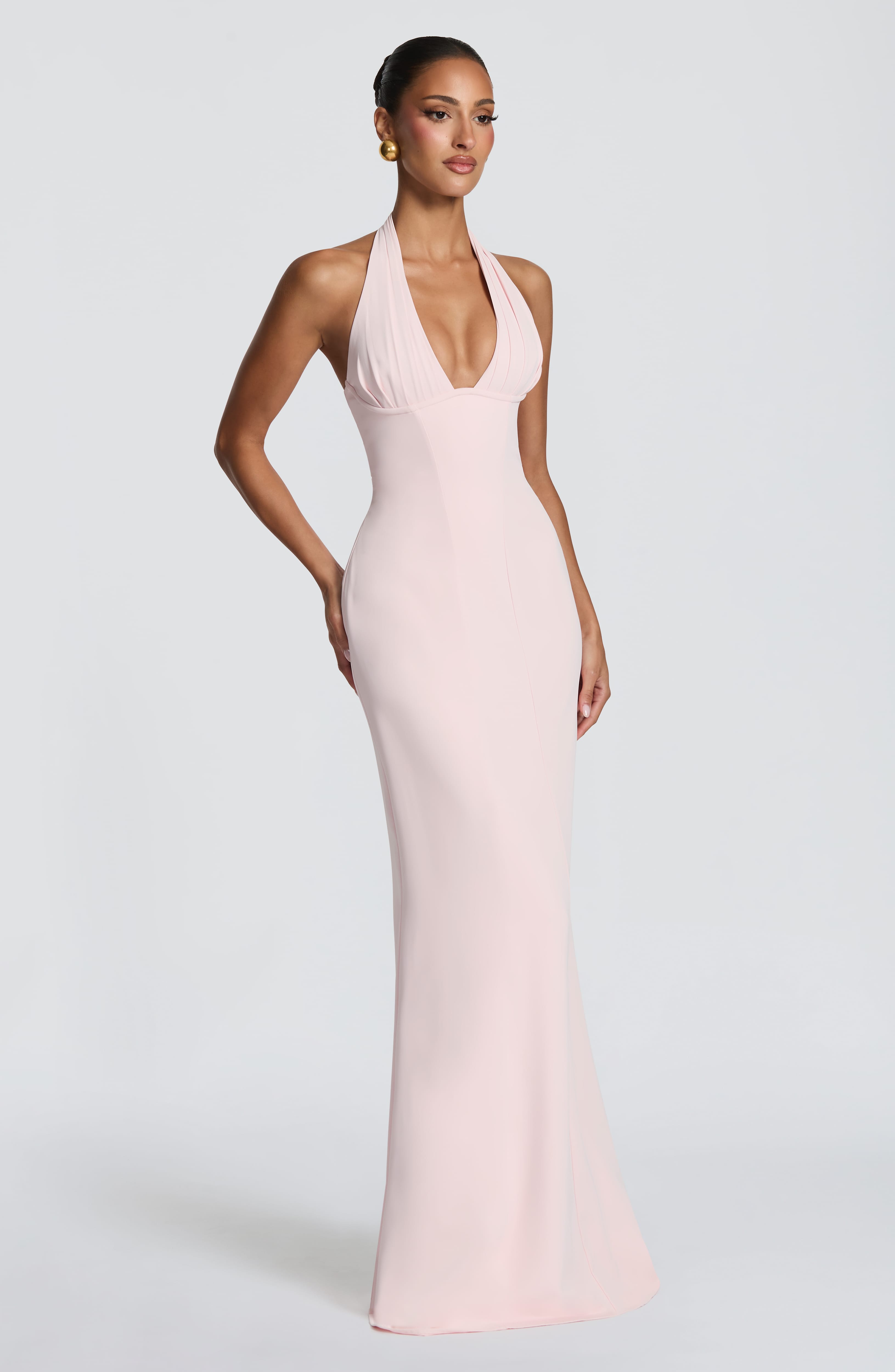 Adora Pembe Maxi Elbise