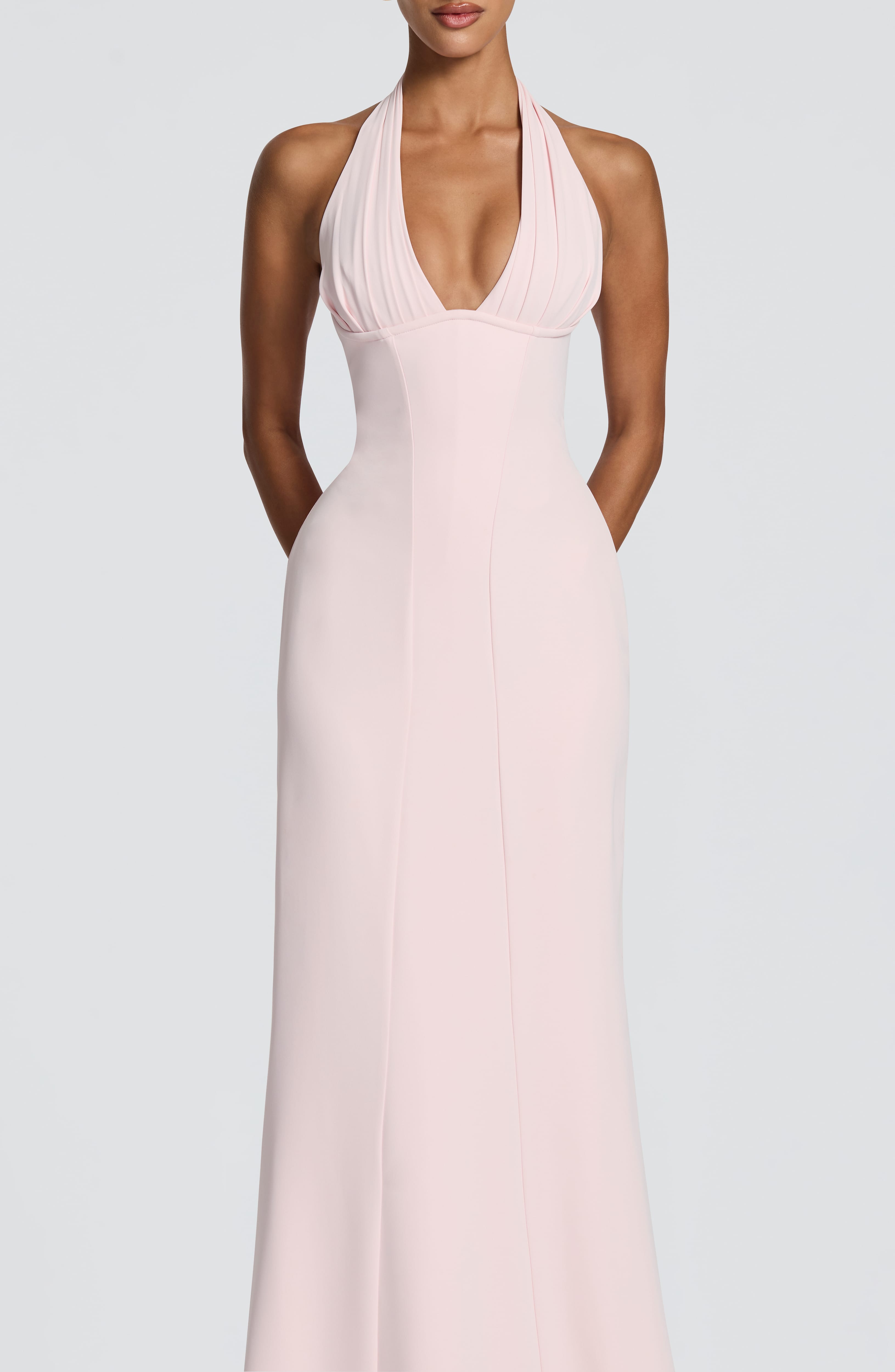 Adora Pembe Maxi Elbise